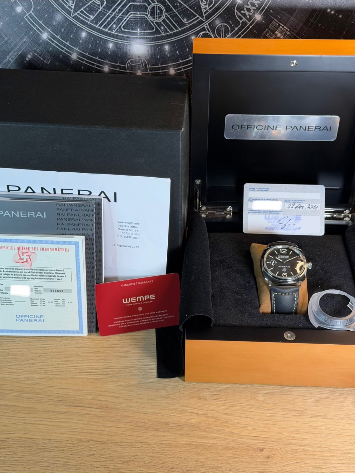 Panerai Radiomir – Ref. PAM00754, Sehr gut – 5/5