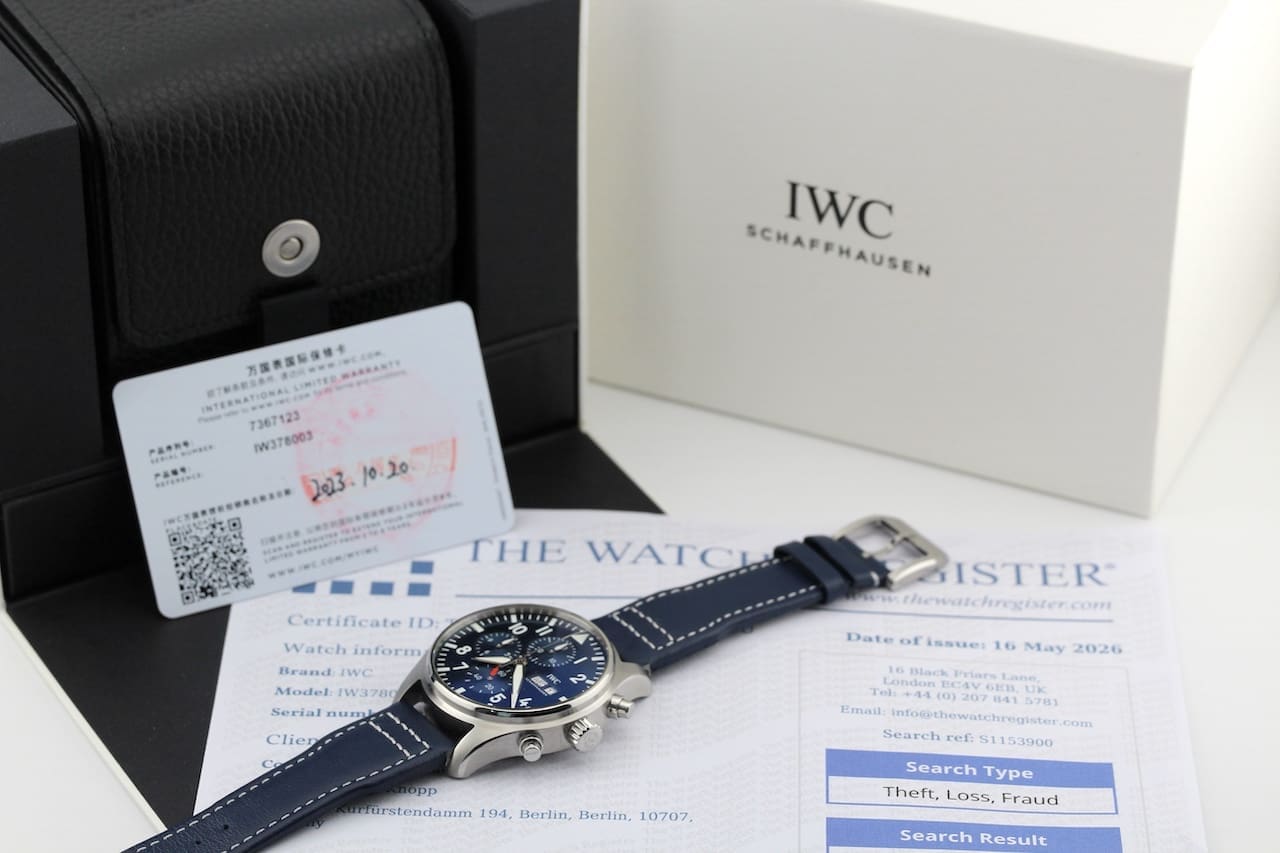 IWC Chronograph – Ref. 1017471, Gut – 2/12