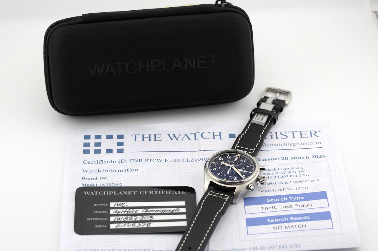 IWC Chronograph – Ref. 1017453, very good – 3/12