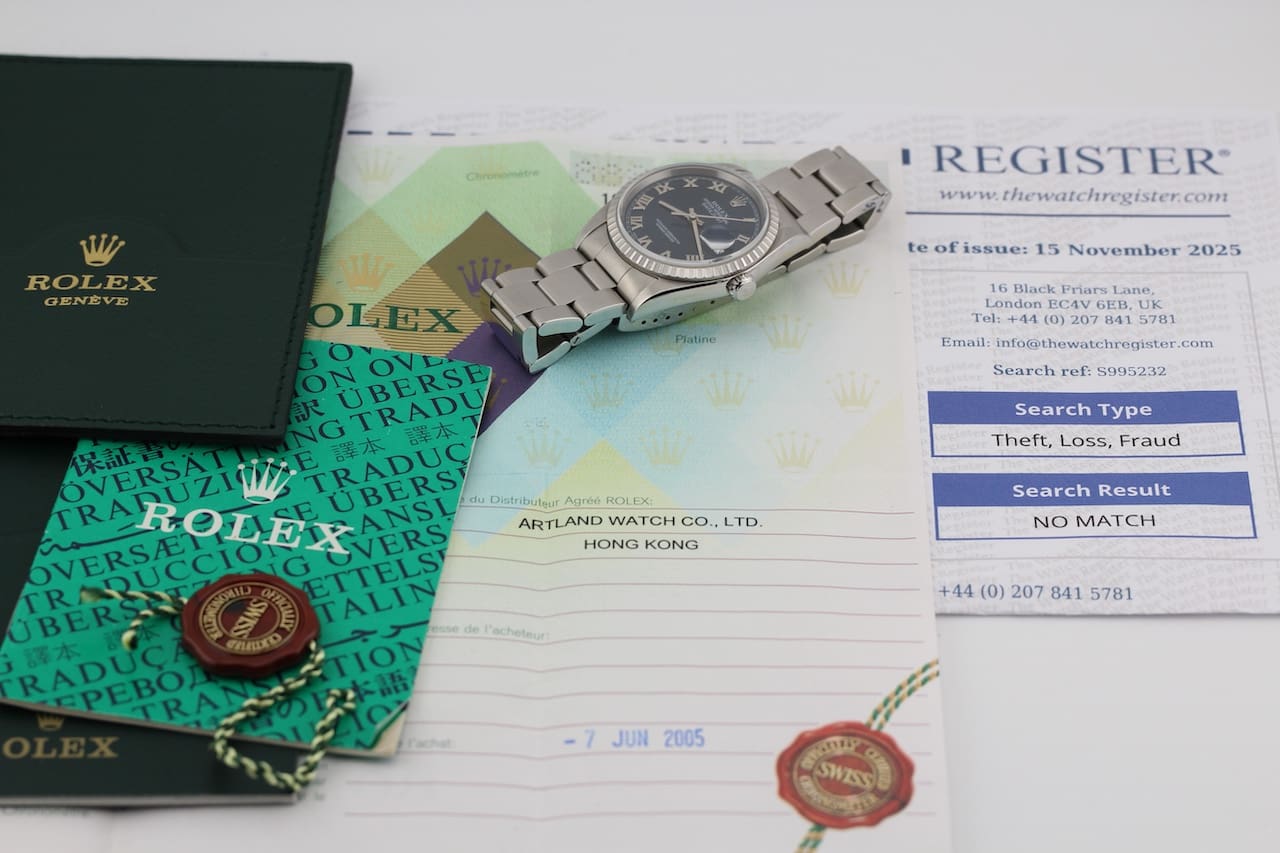 Rolex Datejust – Ref. 16220, very good – 3/15