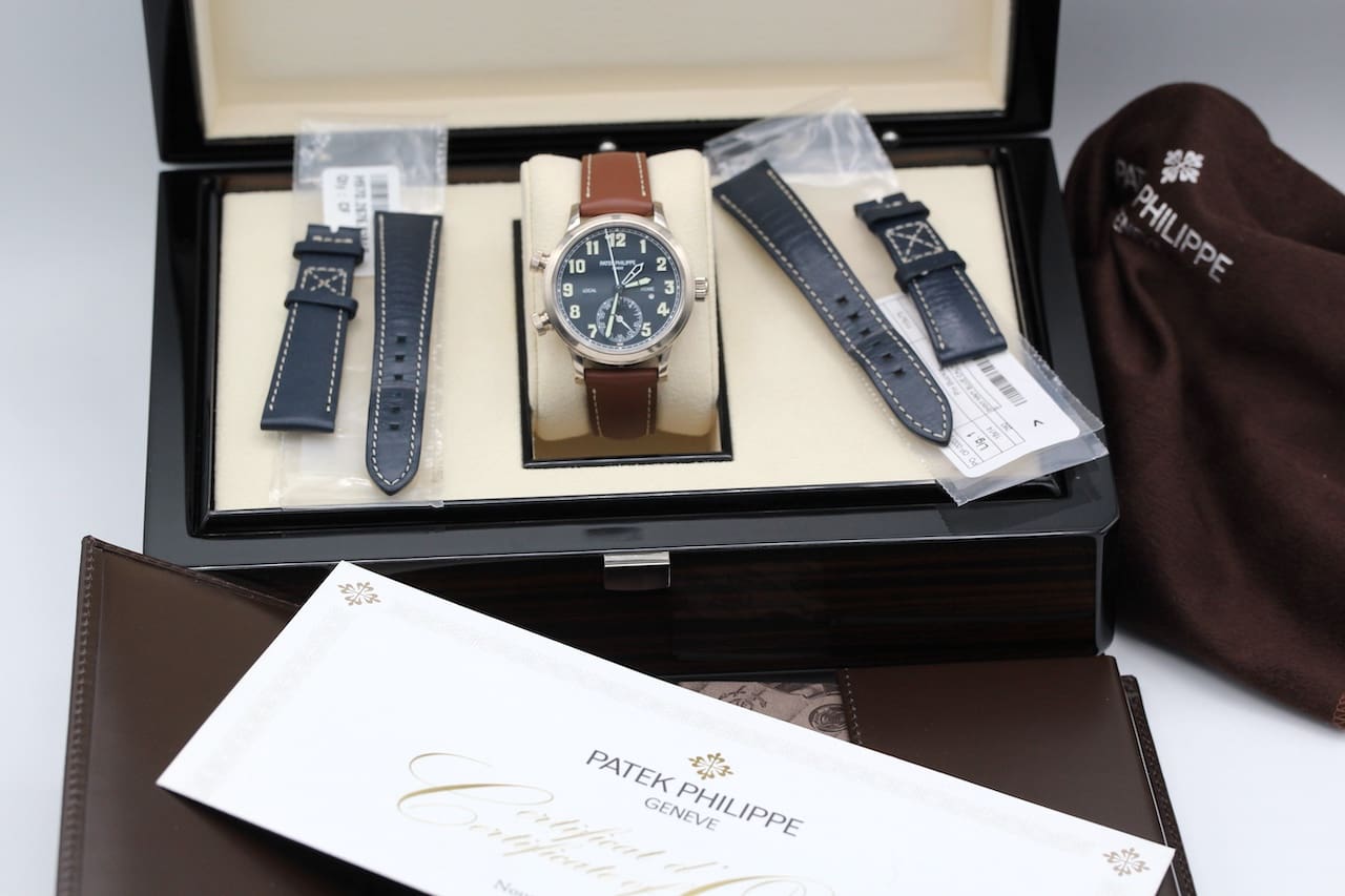Patek Philippe Pilot Travel Time – Ref. 7234G-001, very good – 2/15