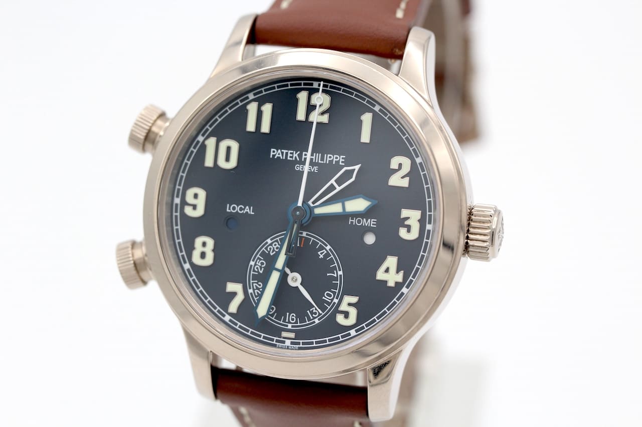 Patek Philippe Pilot Travel Time – Ref. 7234G-001, very good – 4/15