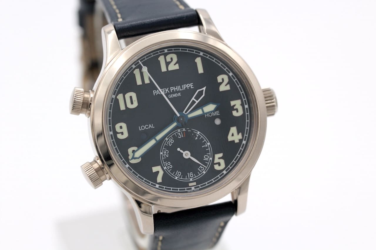 Patek Philippe Pilot Travel Time – Ref. 7234G-001, very good – 8/15