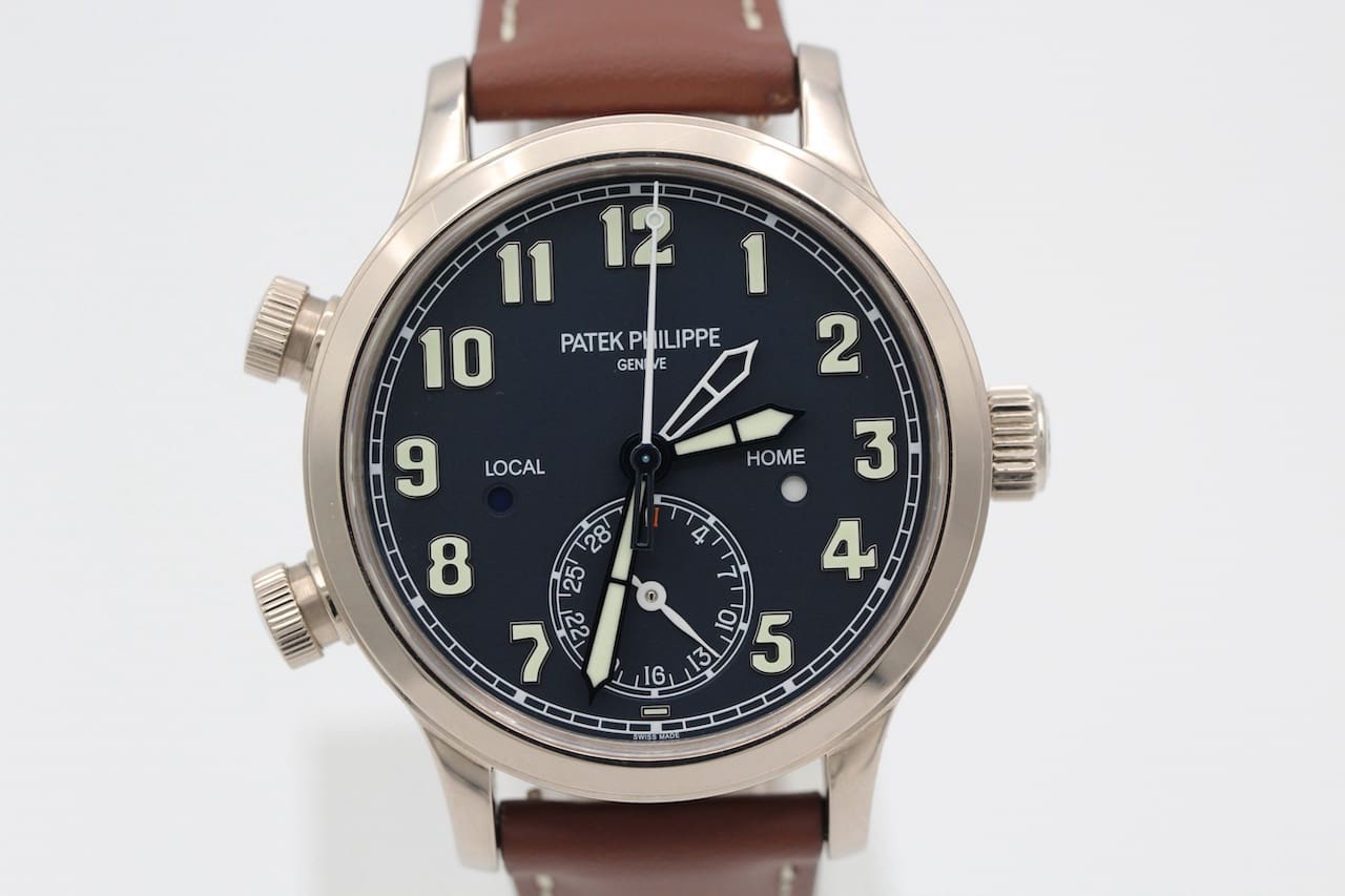 Patek Philippe Pilot Travel Time – Ref. 7234G-001, very good – 9/15