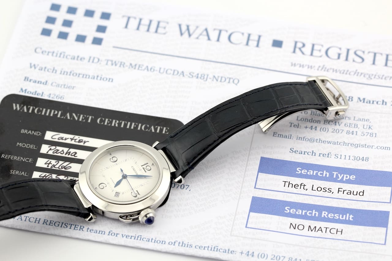 Cartier Pasha – Ref. WSPA0010, Sehr gut – 14/14