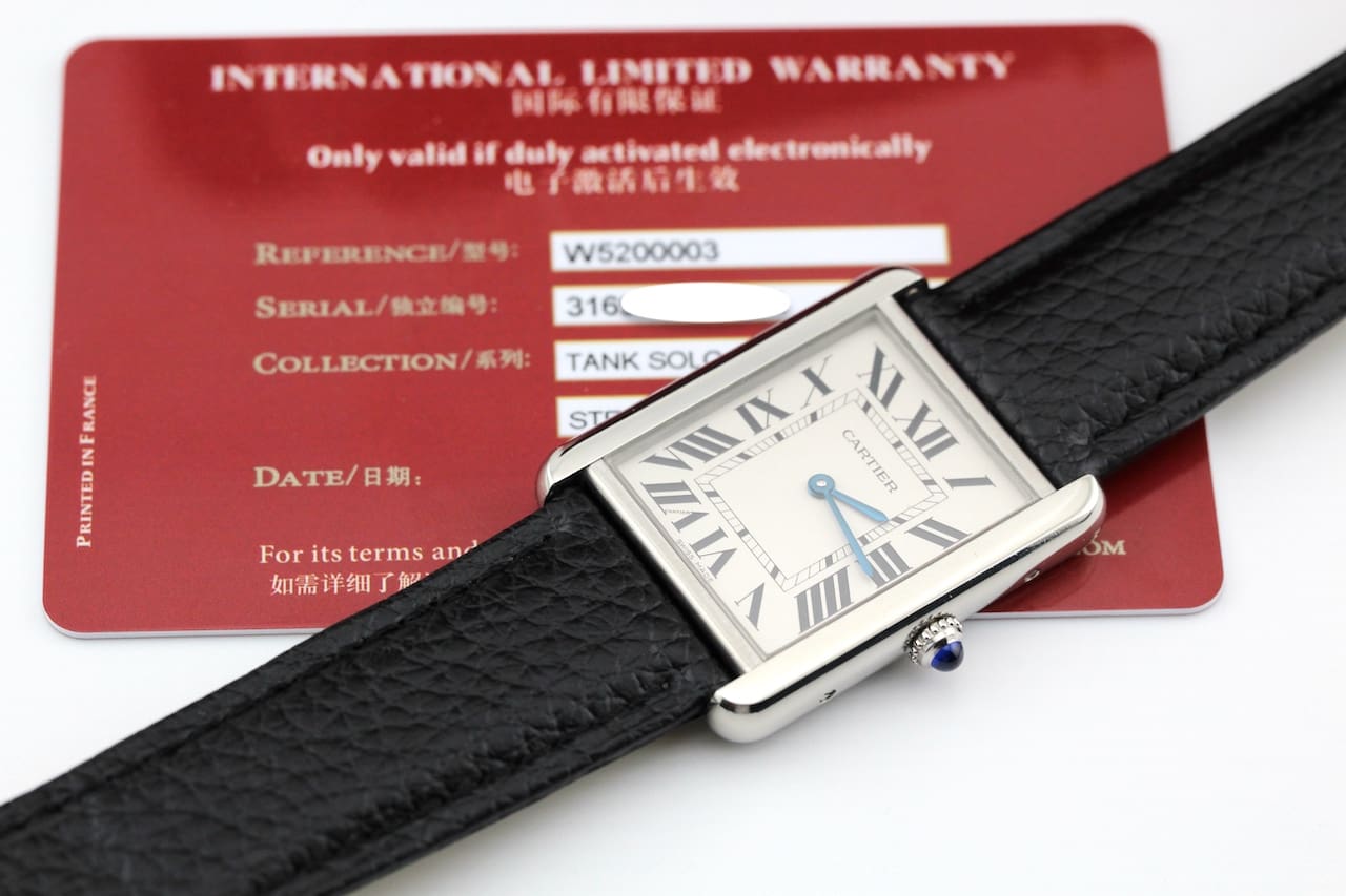 Cartier Tank – Ref. W5200003, Sehr gut – 2/11
