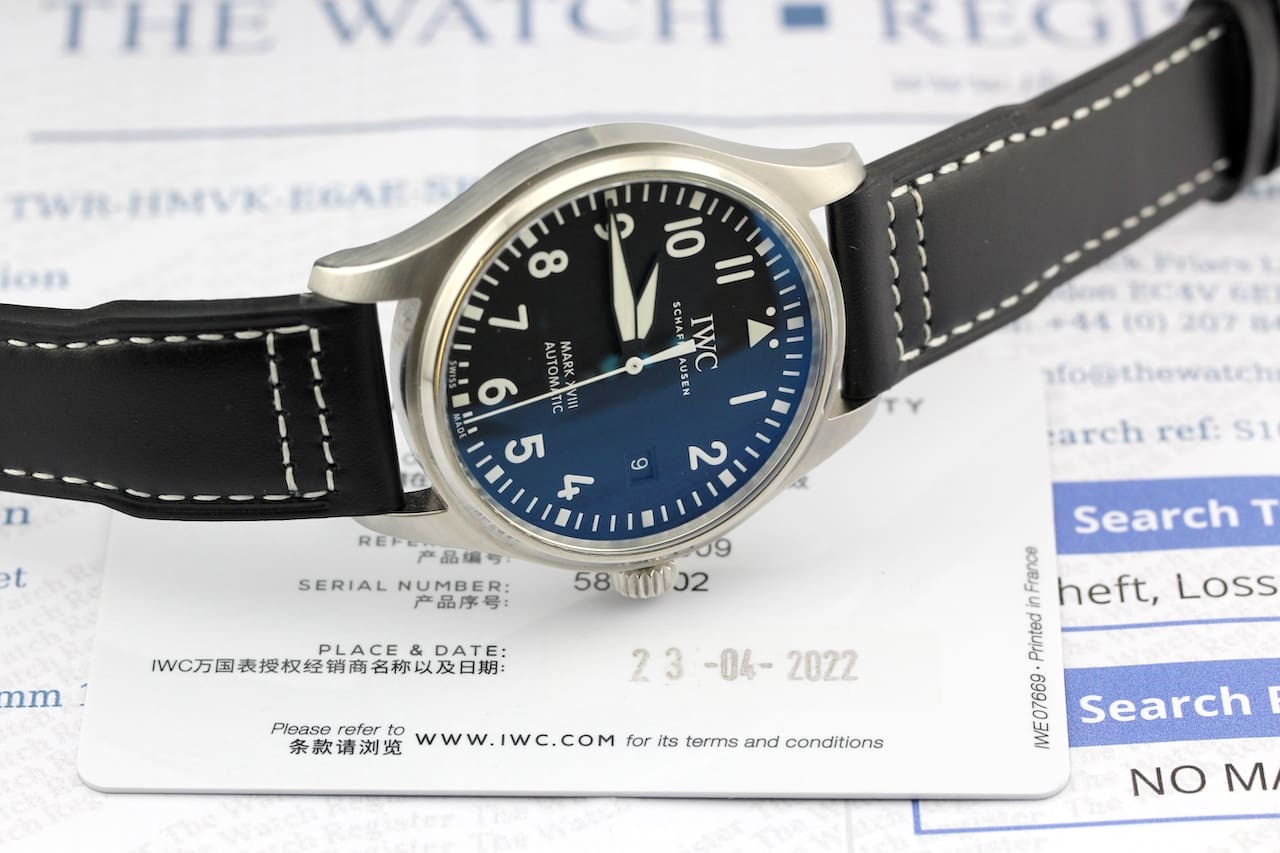 IWC Mark XVIII – Ref. 1017410, very good – 3/11