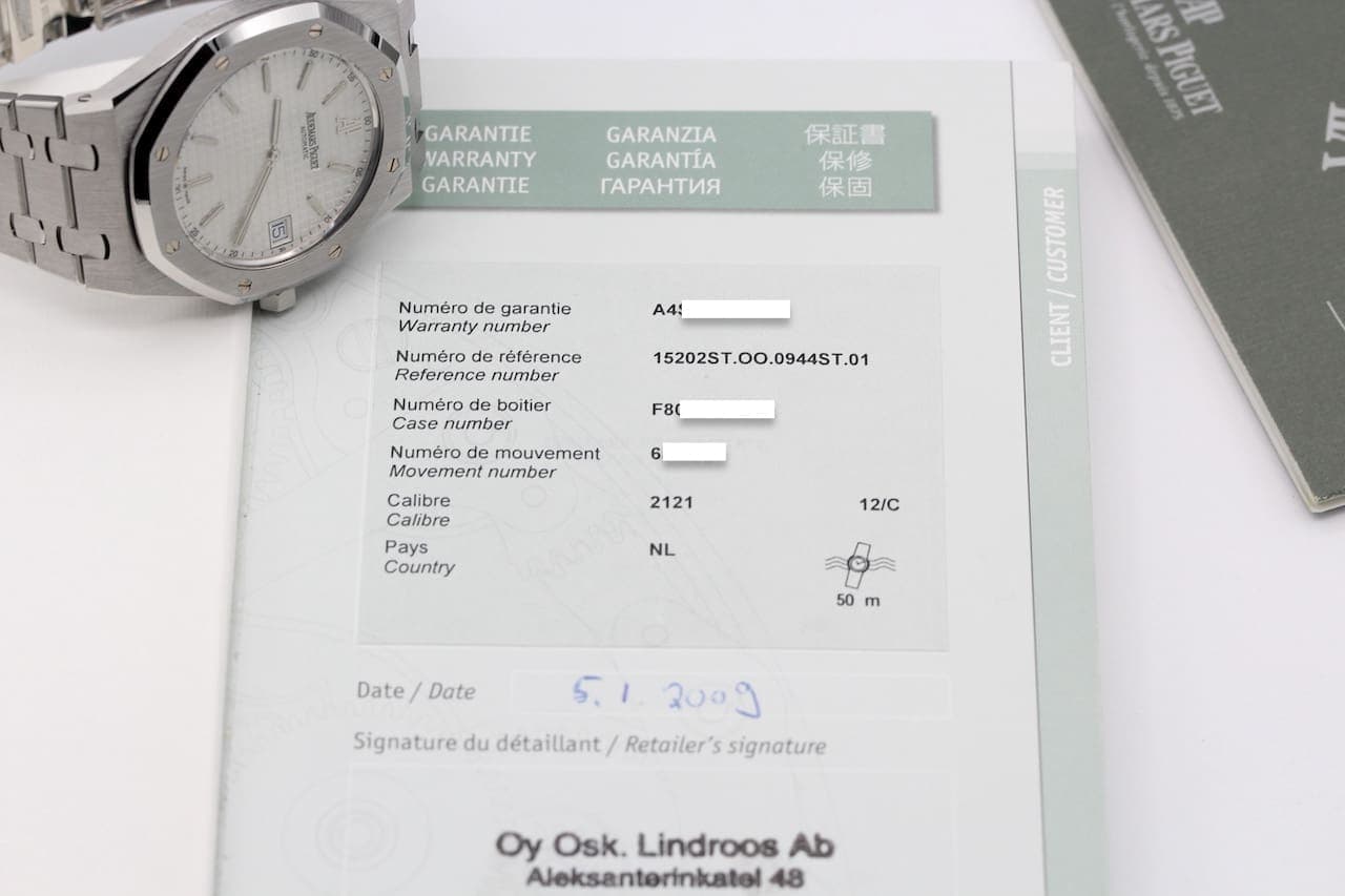Audemars Piguet Royal Oak – Ref. 15202ST.OO.0944ST.01, Sehr gut – Bild 2/12