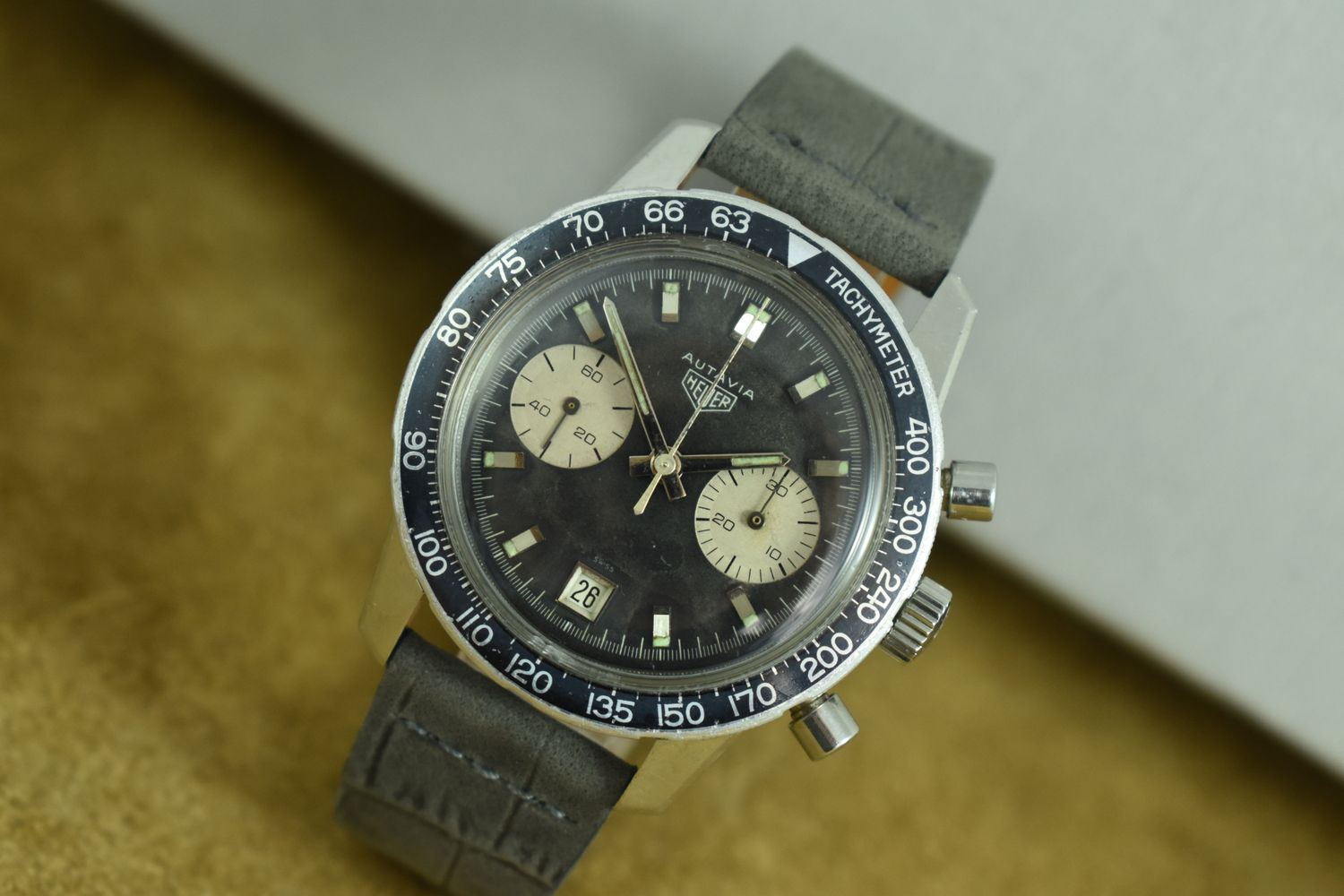 Heuer Autavia Dato – Ref. 7863, good – 2/18