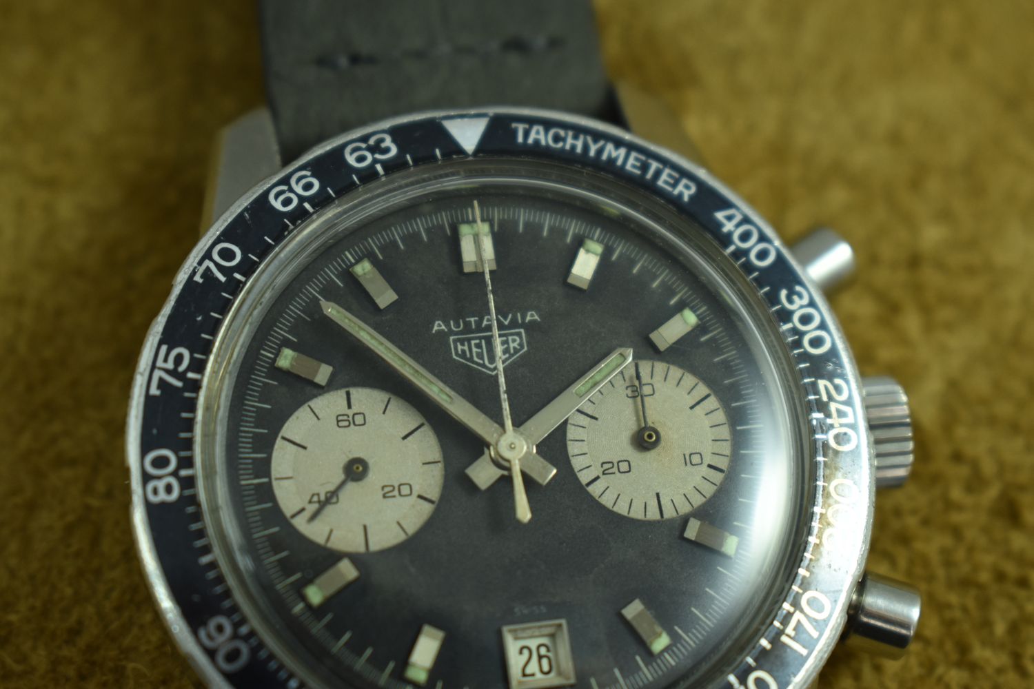 Heuer Autavia Dato – Ref. 7863, good – 3/18