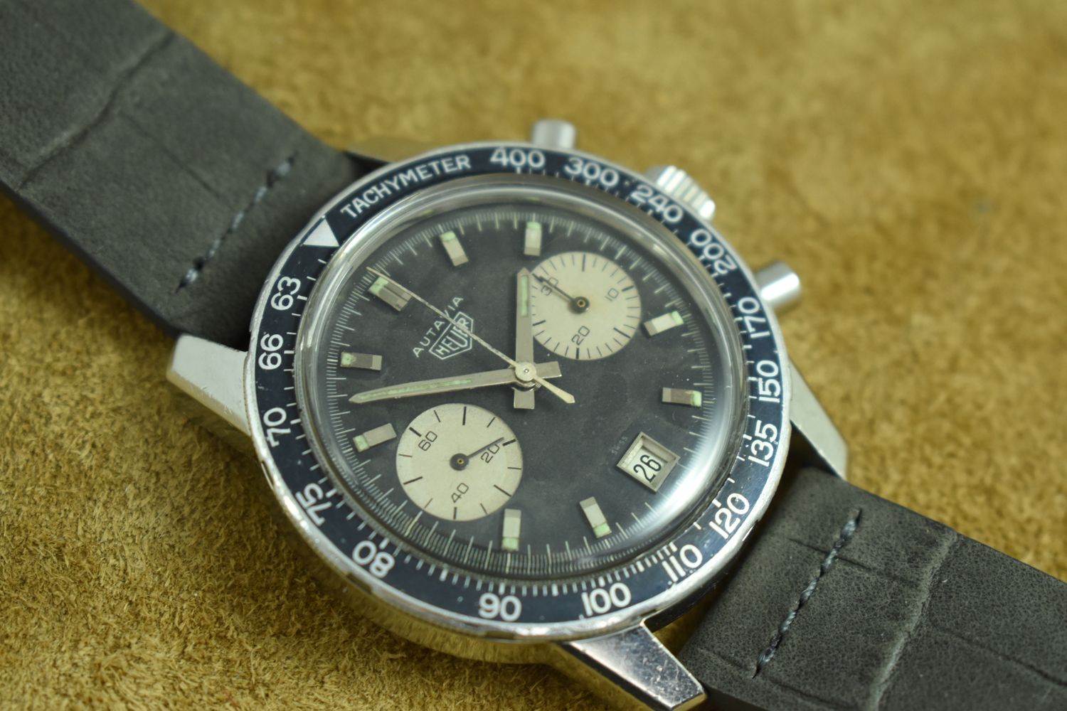 Heuer Autavia Dato – Ref. 7863, good – 5/18