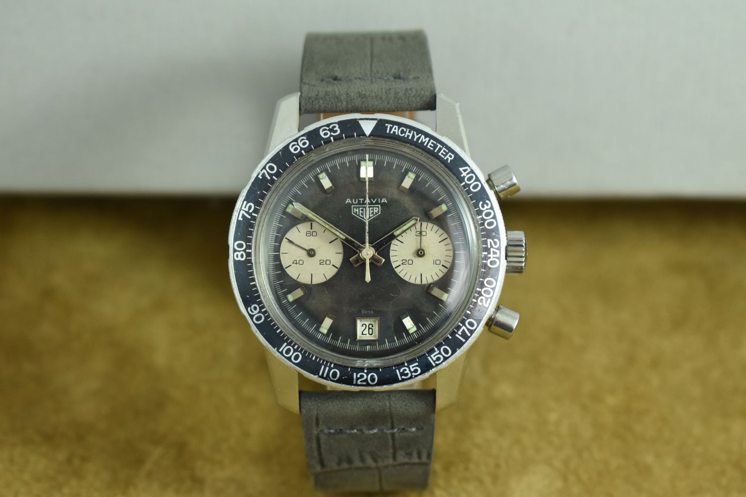 Heuer Autavia Dato – Ref. 7863, good – 9/18