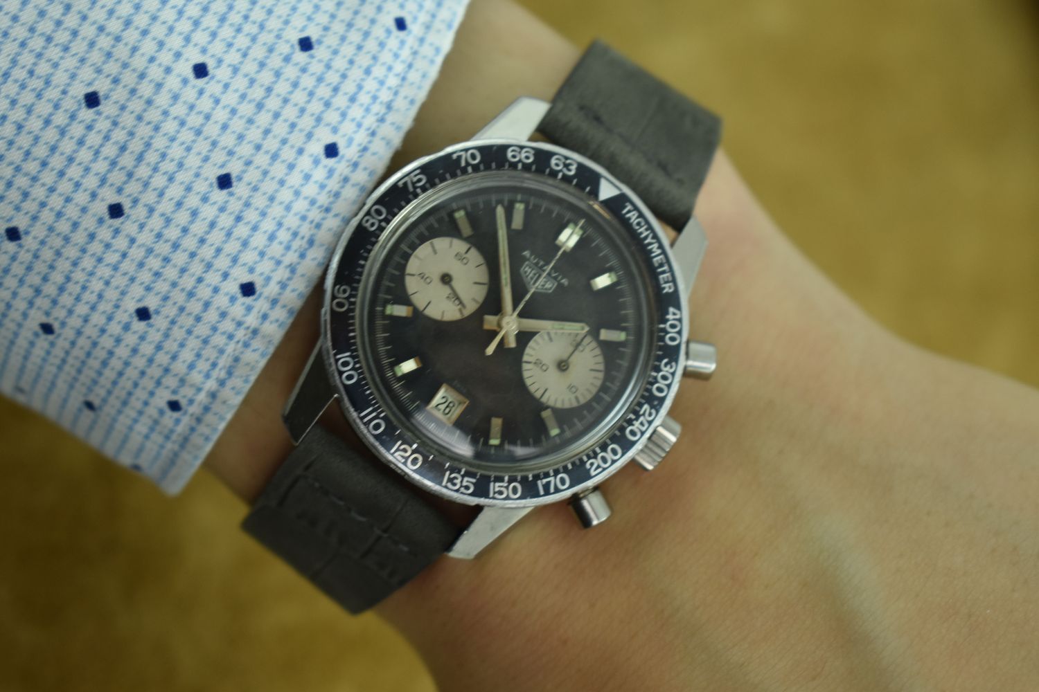 Heuer Autavia Dato – Ref. 7863, good – 11/18