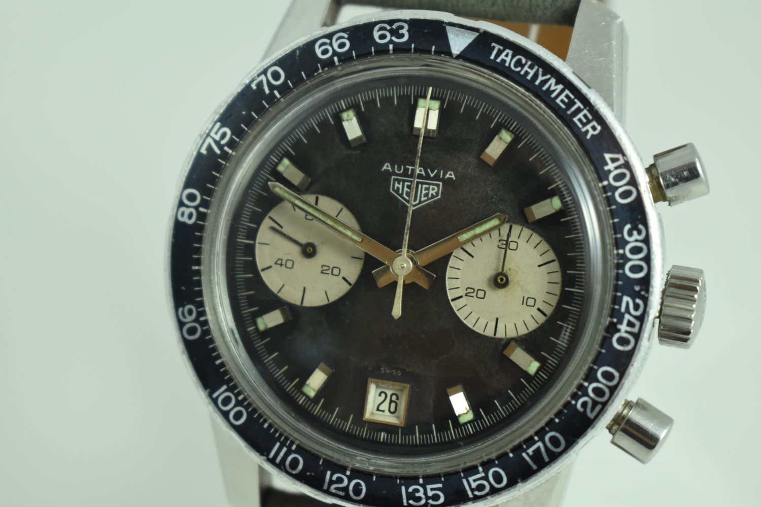 Heuer Autavia Dato – Ref. 7863, good – 12/18