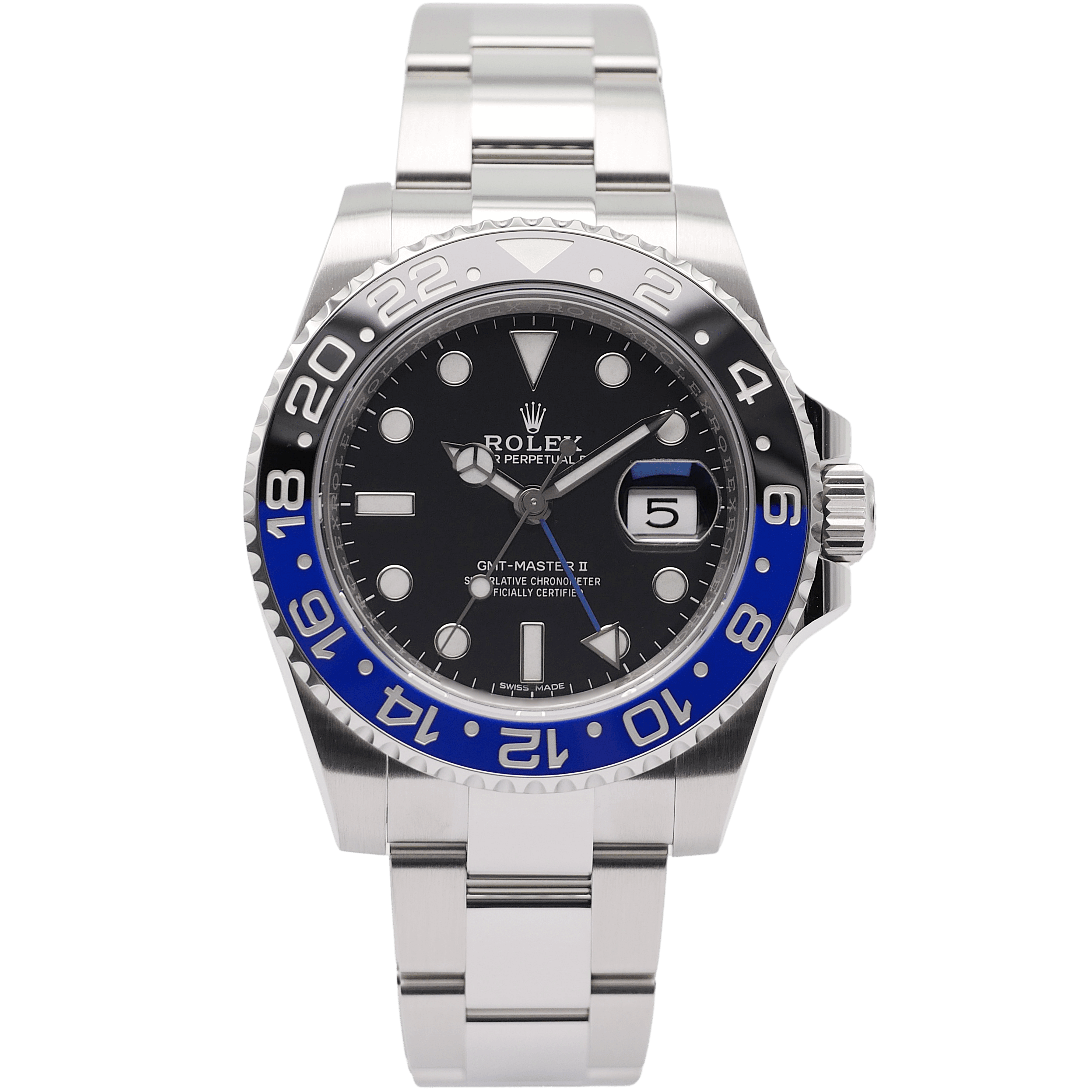 Rolex GMT-Master II – Ref. 116710BLNR, Sehr gut