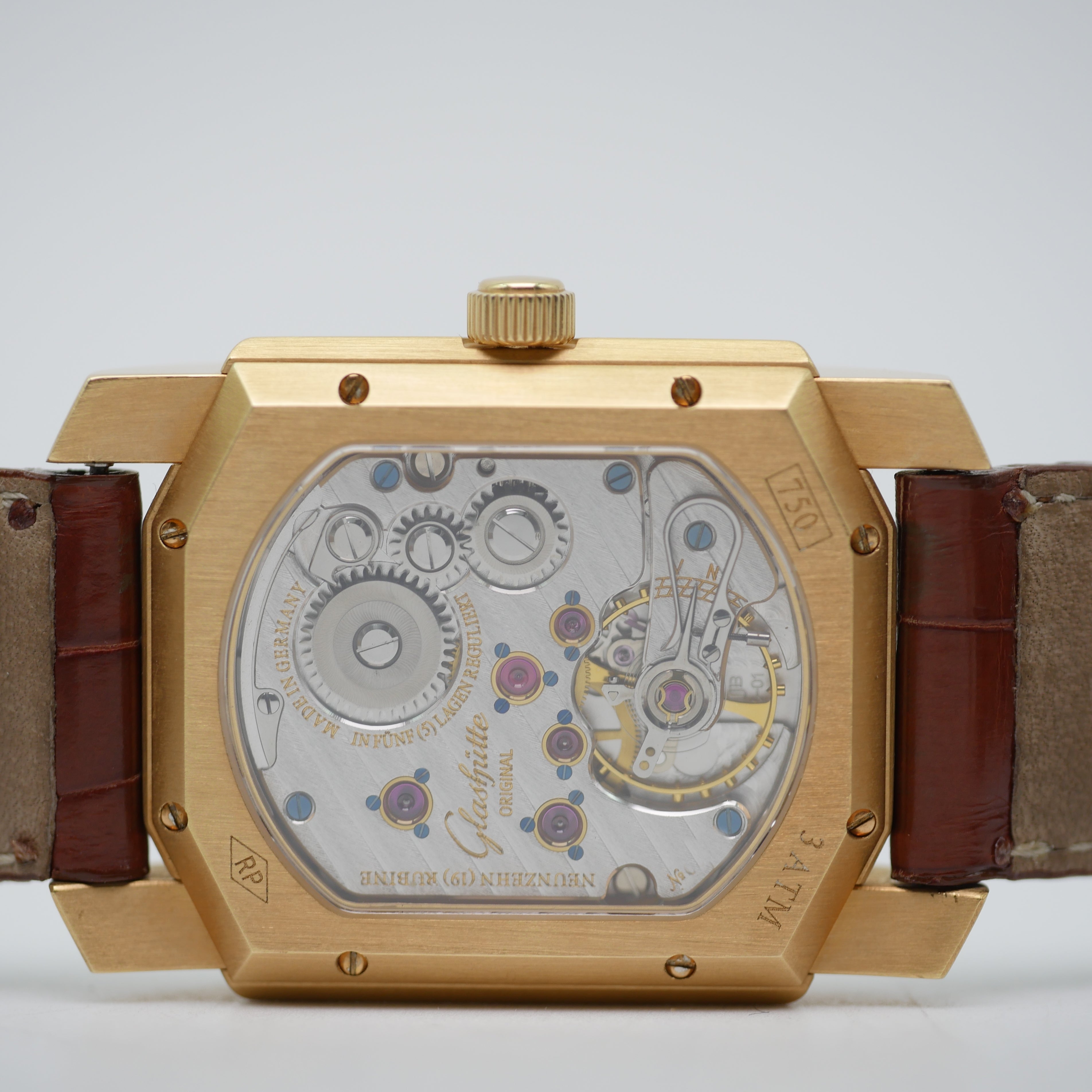 Glashütte Original Senator – Ref. 42-01-02-02-04, very good – 8/9