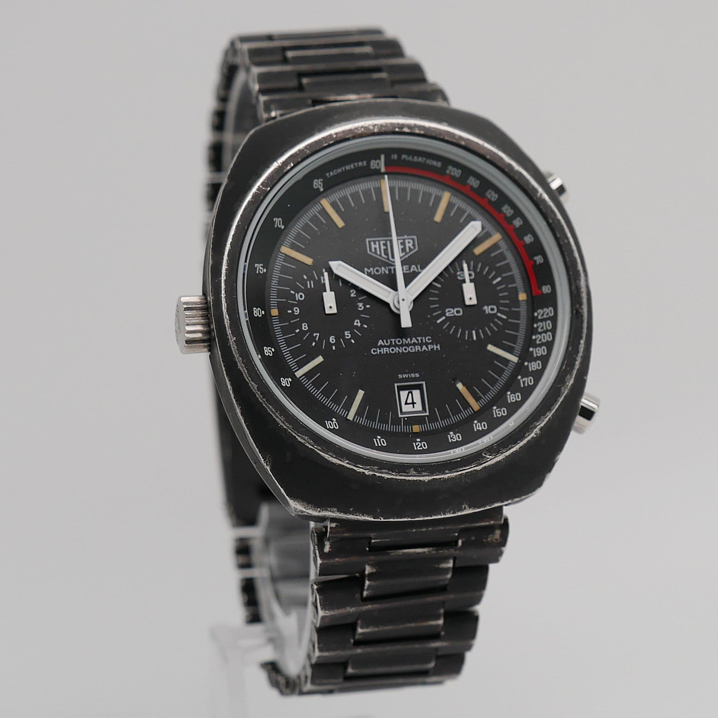 Heuer Montreal Vintage Chronograph – Ref. 110.503, Gut – Bild 2/7