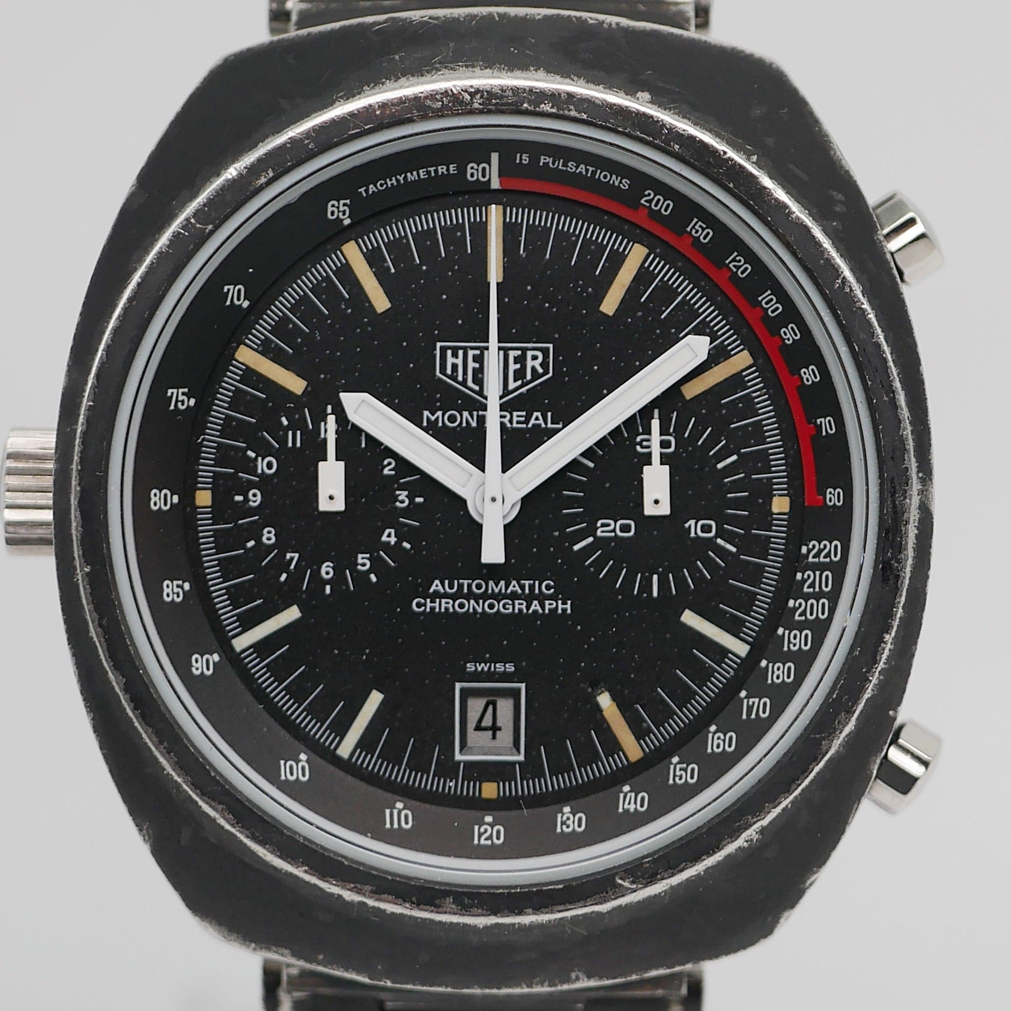 Heuer Montreal Vintage Chronograph – Ref. 110.503, good – Image 2/7