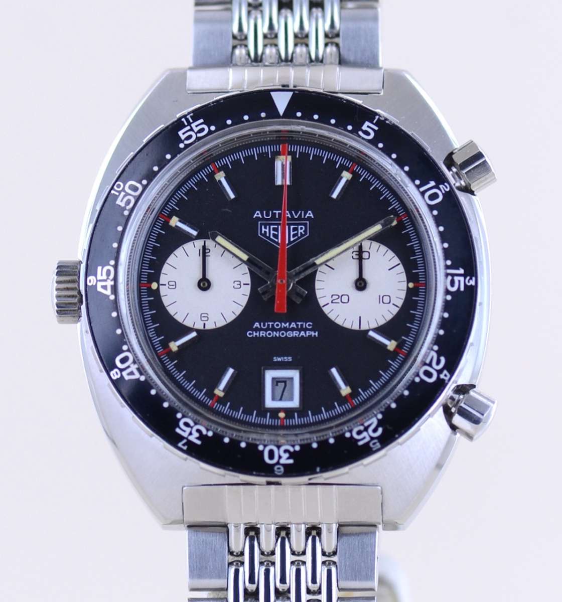 Heuer Autavia – Ref. 1163 MH, very good – Image 1/3