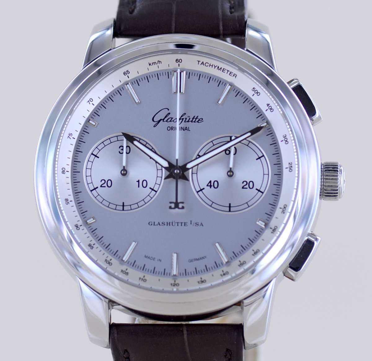 Glashütte Original Senator – Ref. 39-34-21-42-04, Sehr gut – Bild 1/3