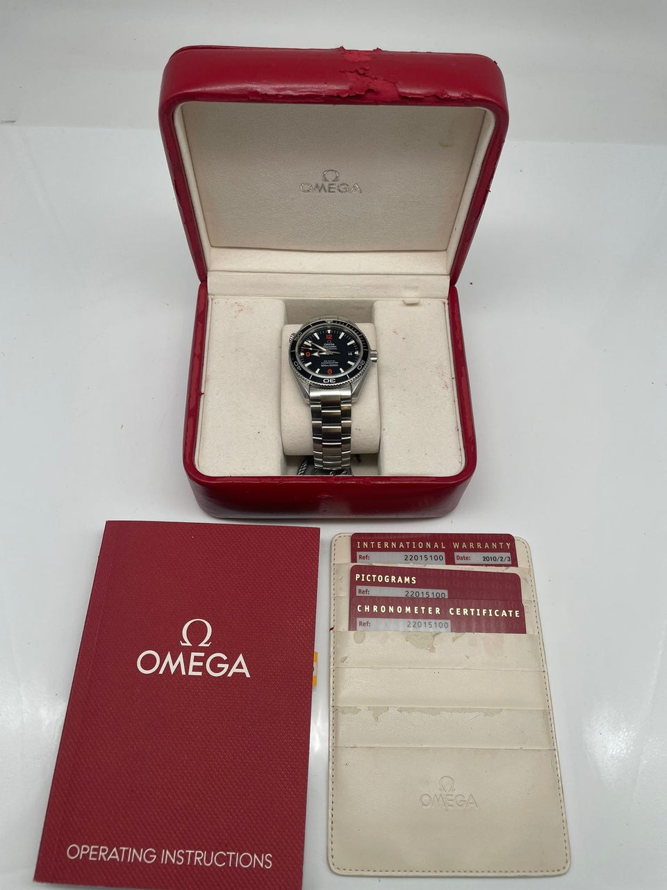 Omega Seamaster Planet Ocean – Ref. 22015100, Sehr gut – 10/10