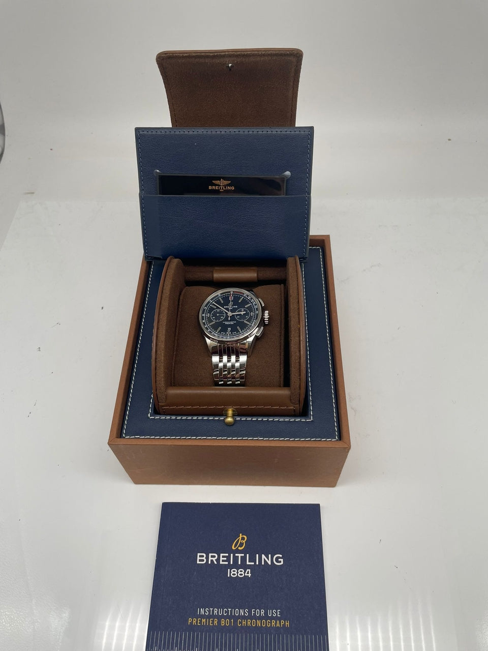 Breitling Premier – Ref. AB0118, very good – 10/10