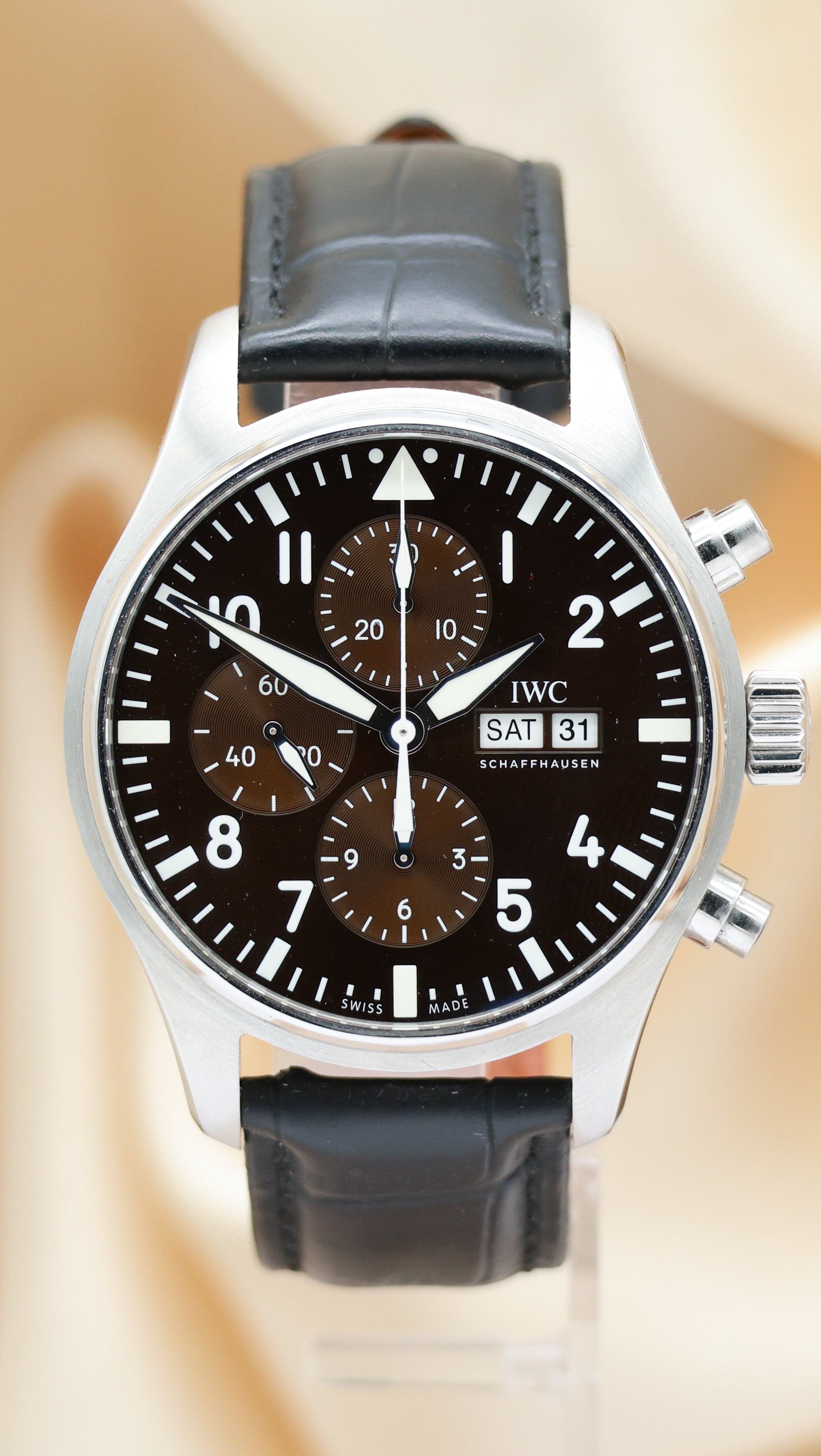 IWC Chronograph – Ref. IW377713, very good – Image 1/9