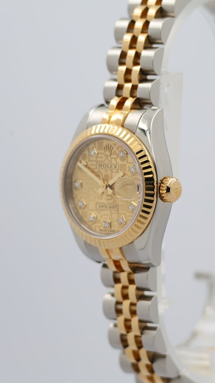 Rolex Lady-Datejust – Ref. 179173G, Sehr gut – 8/9