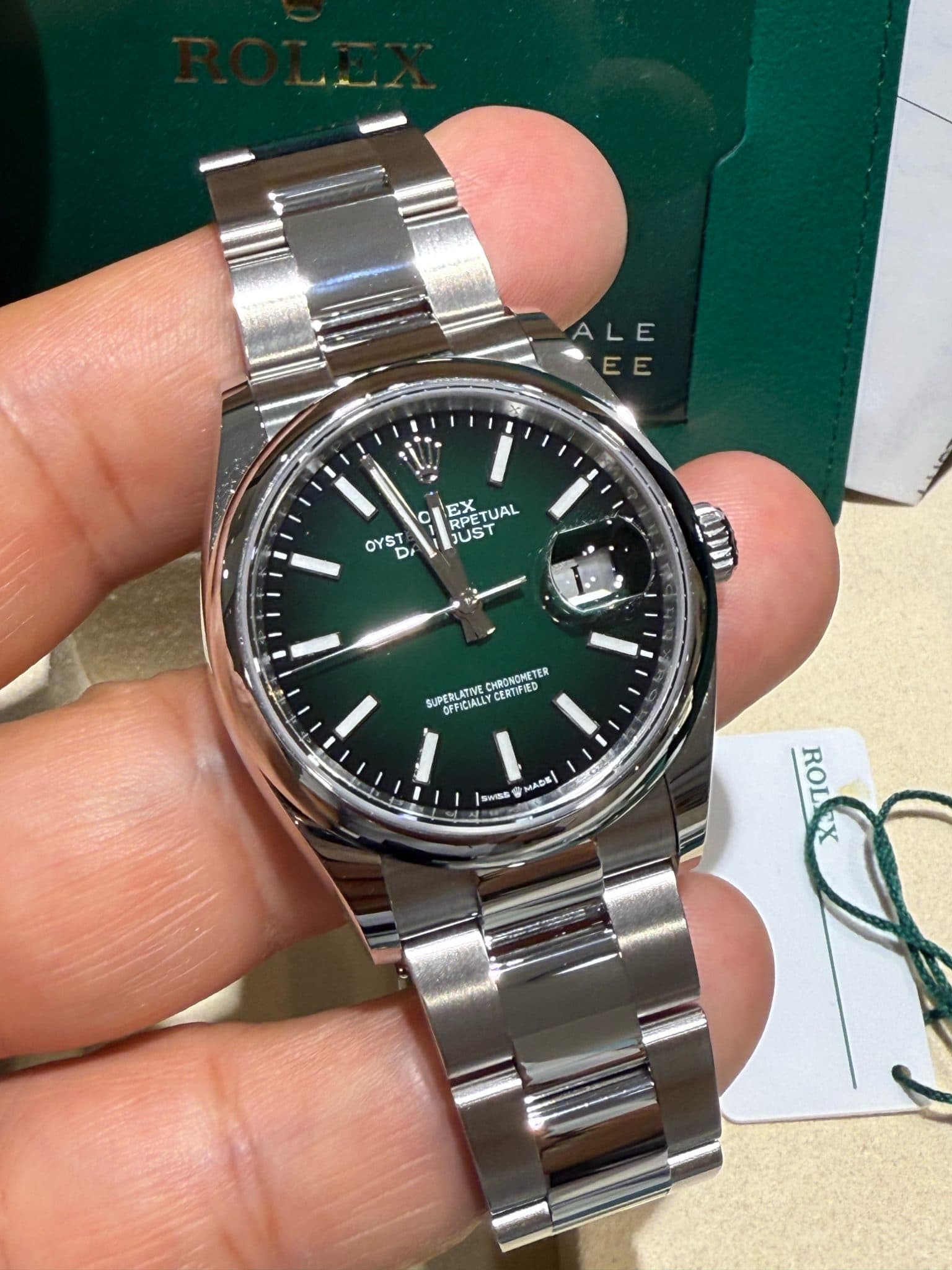 Rolex Datejust 36 – Ref. 126200 LC100, Gut – Bild 2/11
