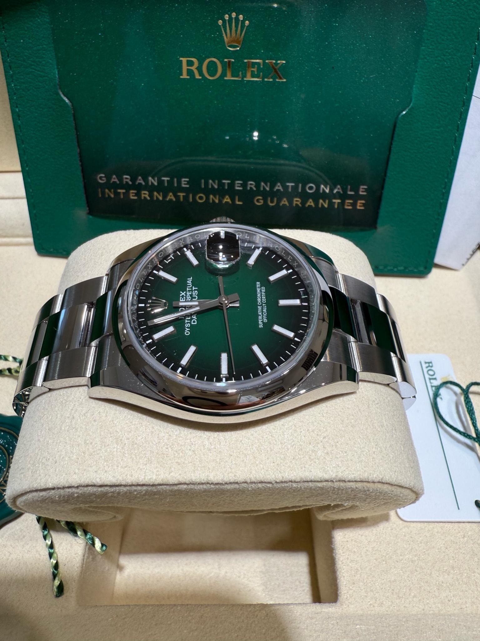 Rolex Datejust 36 – Ref. 126200 LC100, good – 5/11
