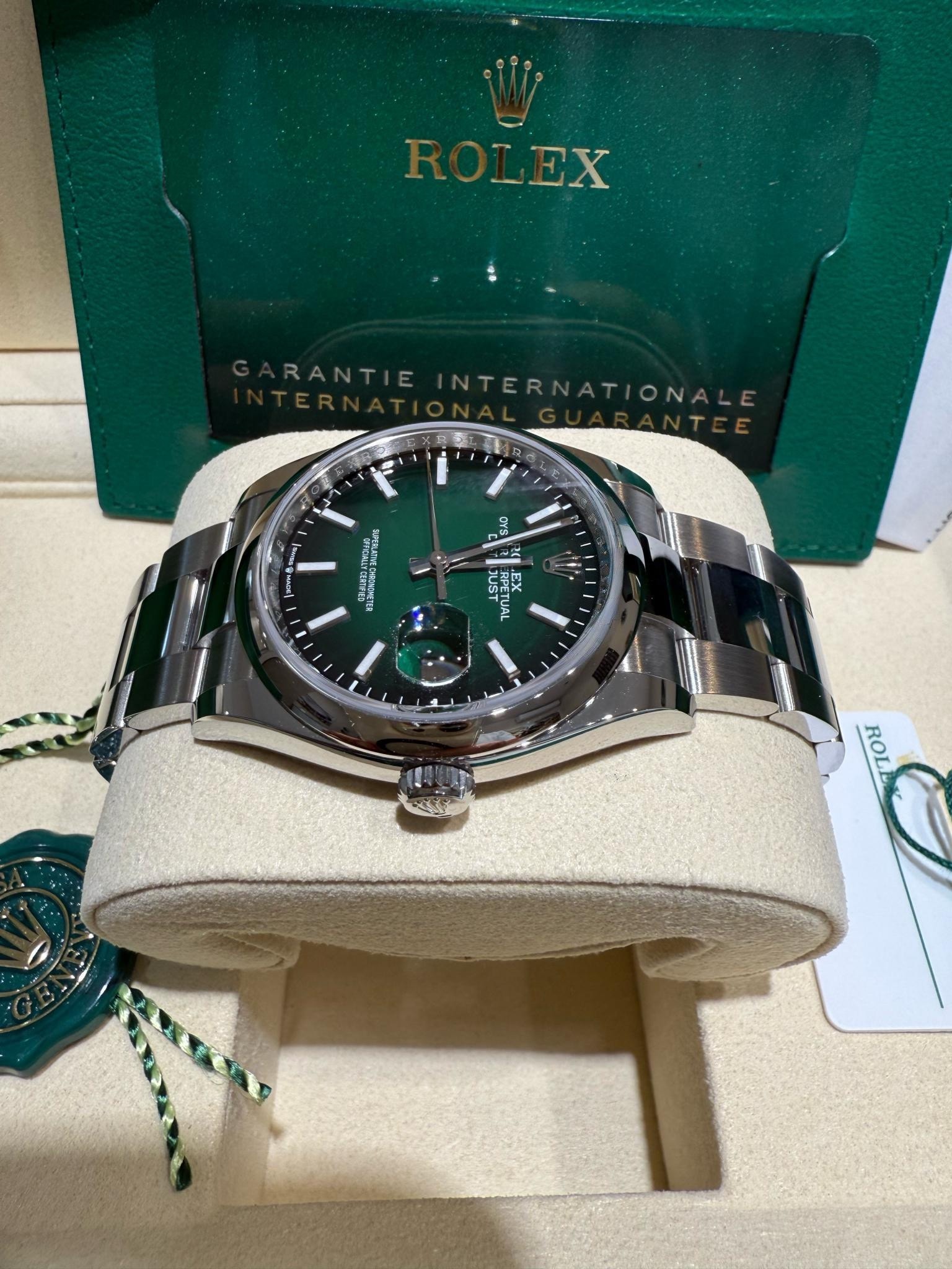 Rolex Datejust 36 – Ref. 126200 LC100, good – 6/11