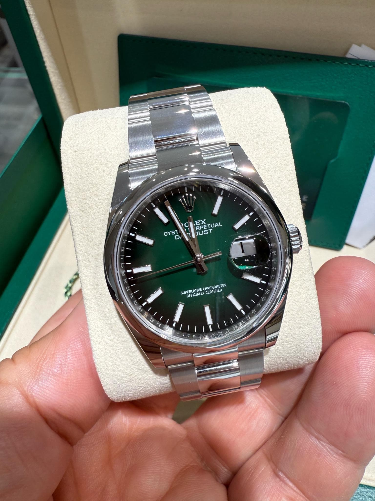 Rolex Datejust 36 – Ref. 126200 LC100, Gut – Bild 2/11