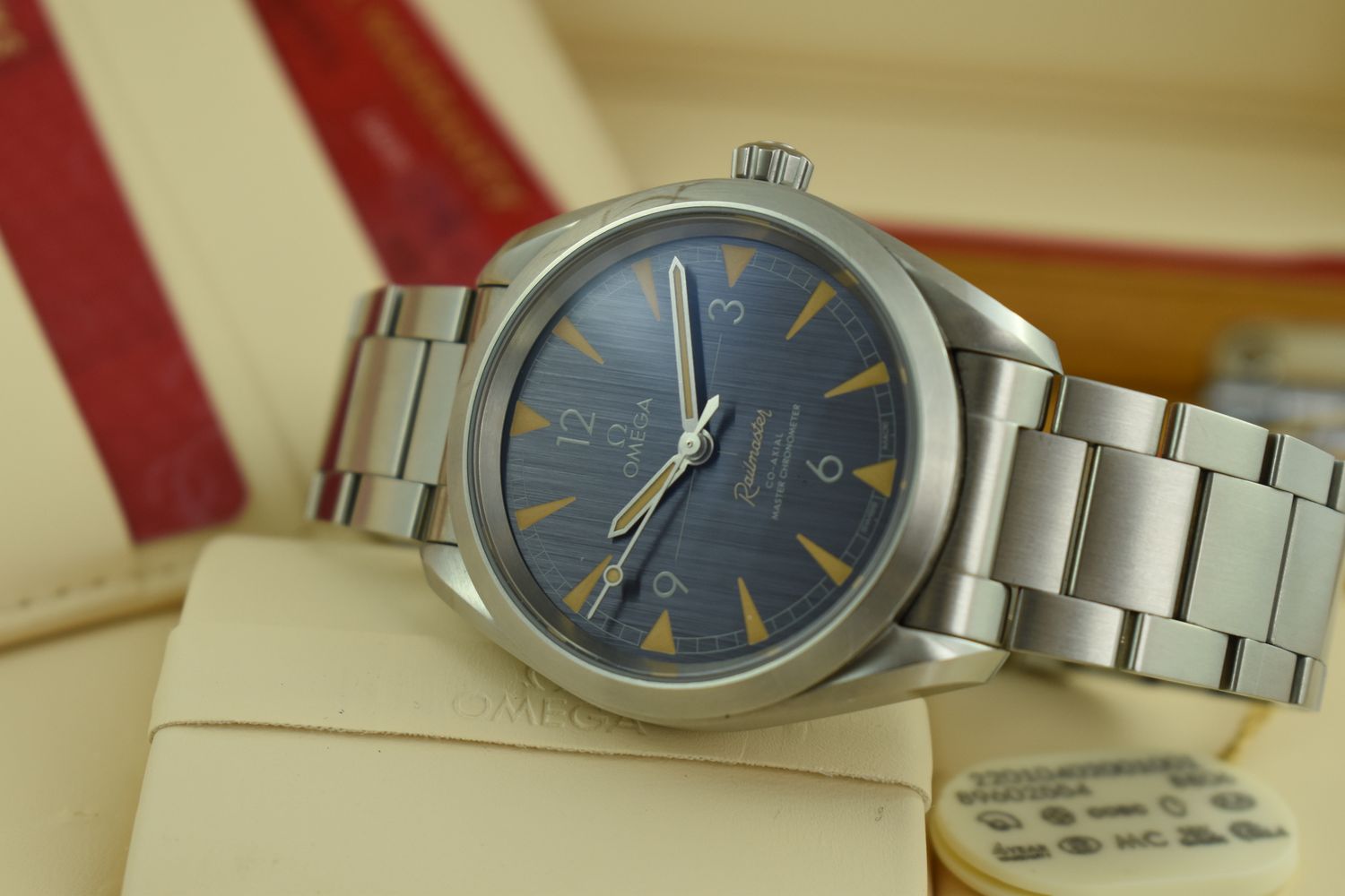 Omega Railmaster – Ref. 220.10.40.20.01.001, very good – 7/10