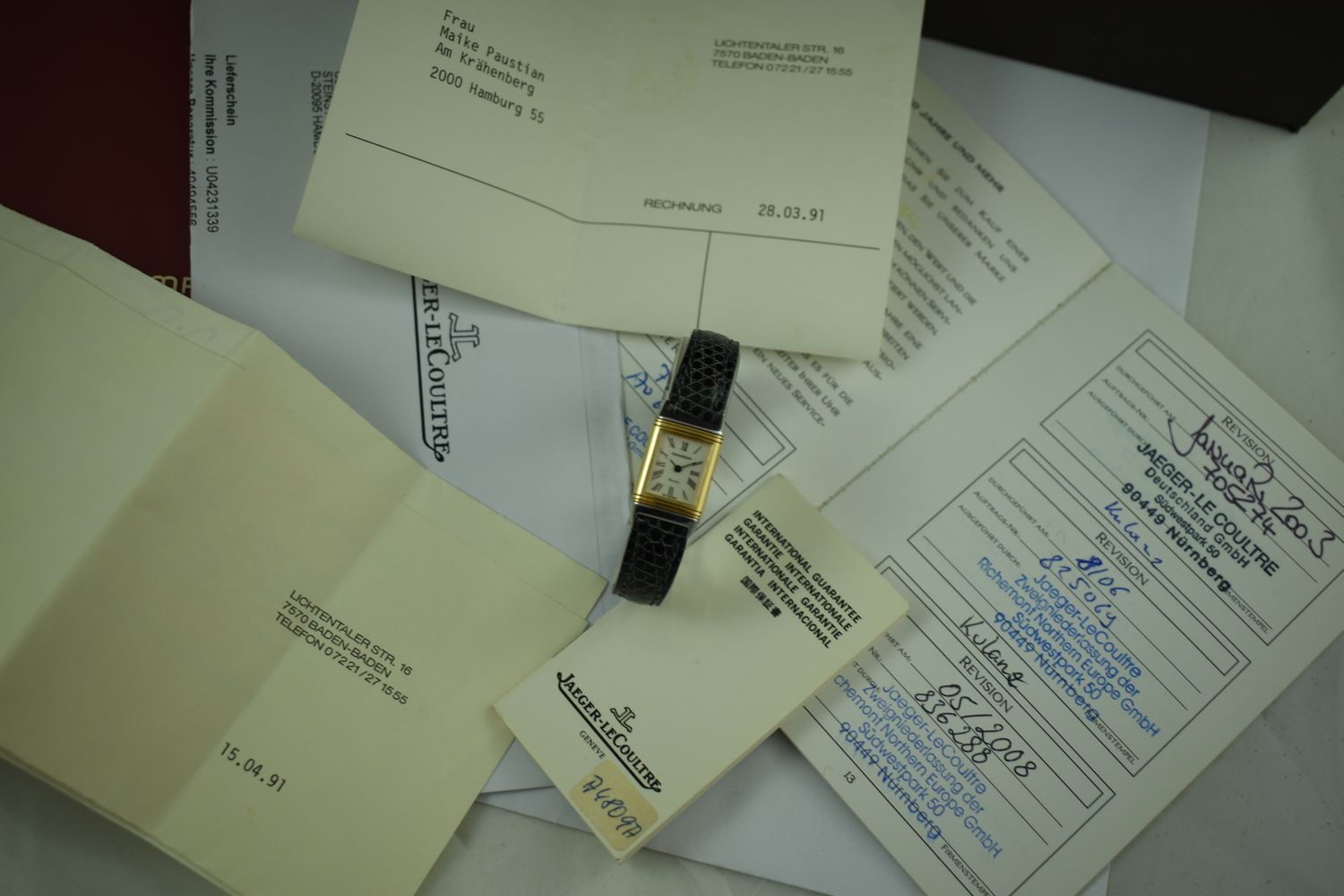 Jaeger-LeCoultre Reverso – Ref. 140.106.5, very good – 2/11