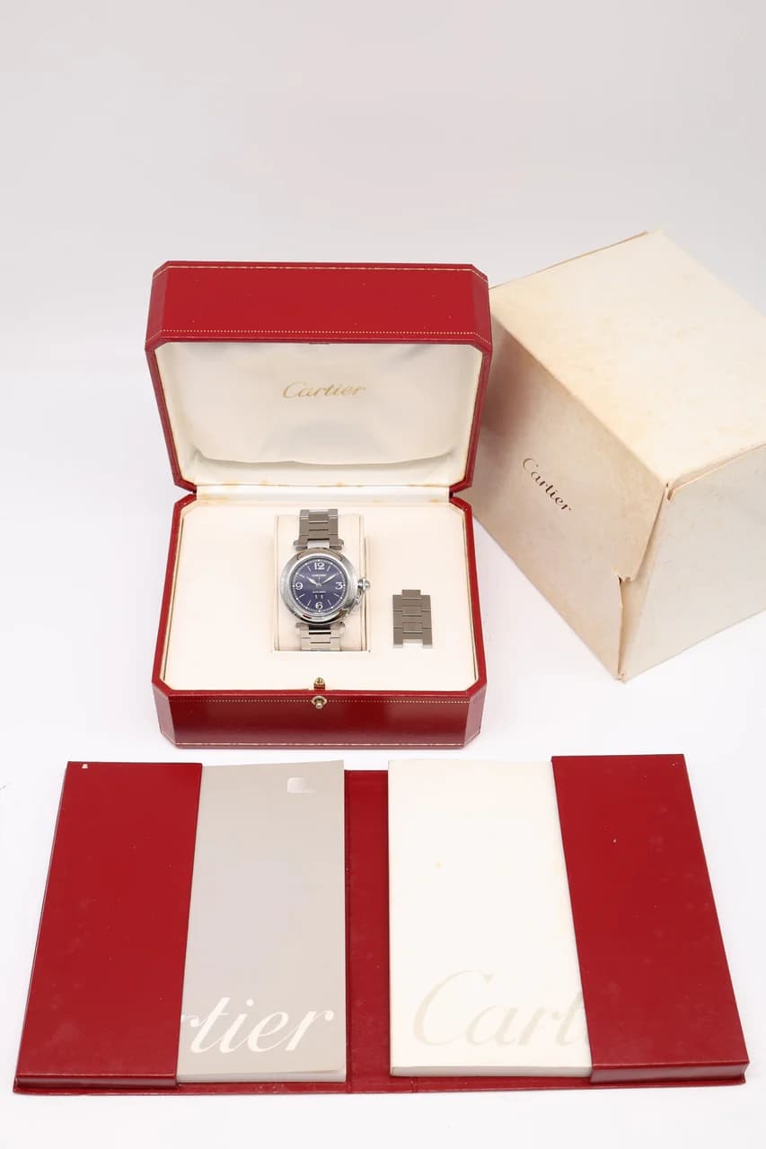 Cartier Pasha – Ref. W31044M7, very good – Image 2/10