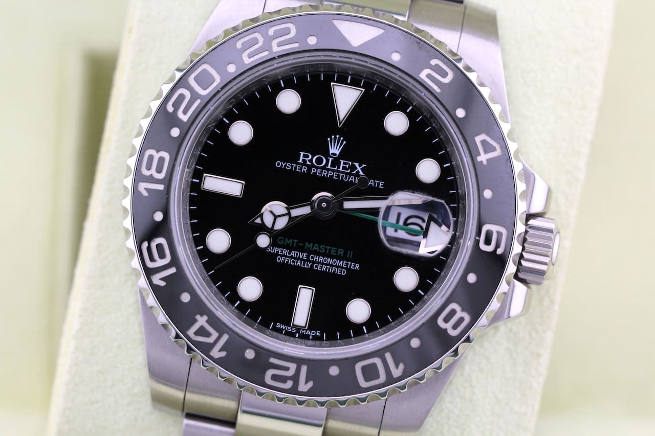 Rolex GMT-Master II – Ref. 116710LN, Gut – 10/15