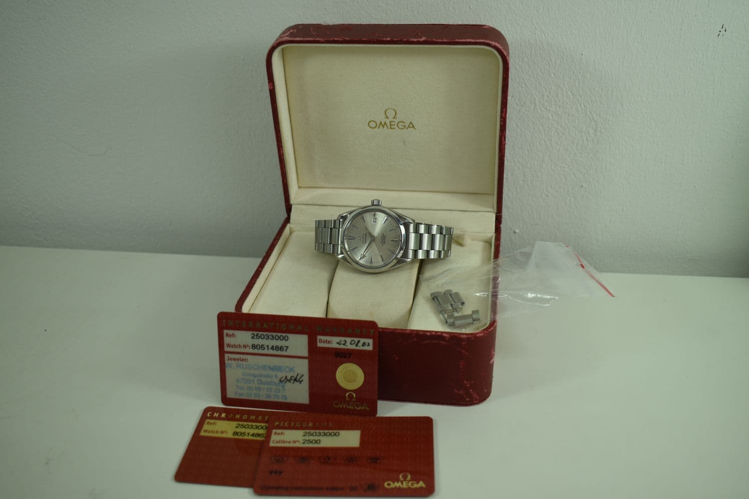 Omega Aqua Terra – Ref. 2503.30, Sehr gut – Bild 2/10