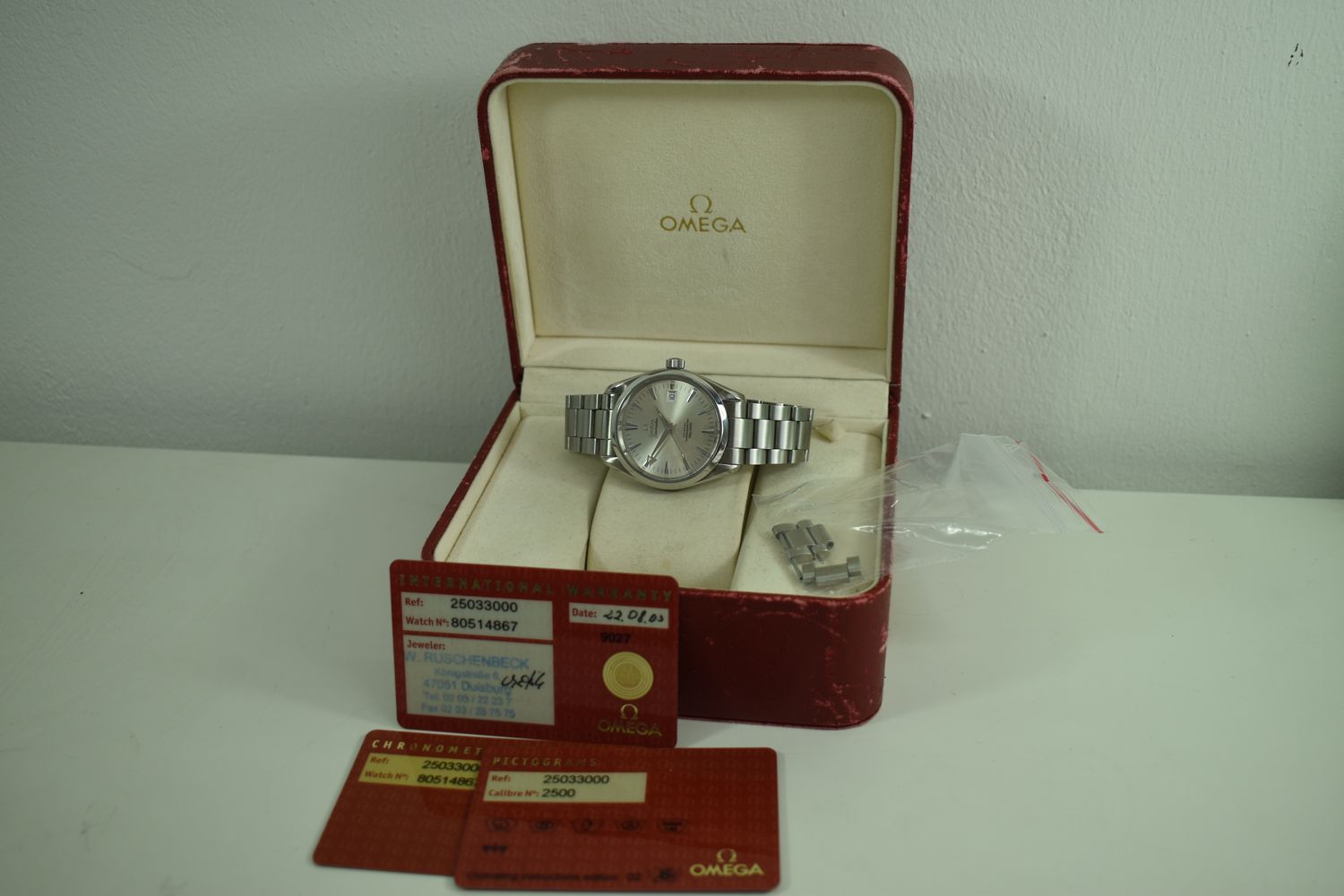 Omega Aqua Terra – Ref. 2503.30, Sehr gut – 2/10