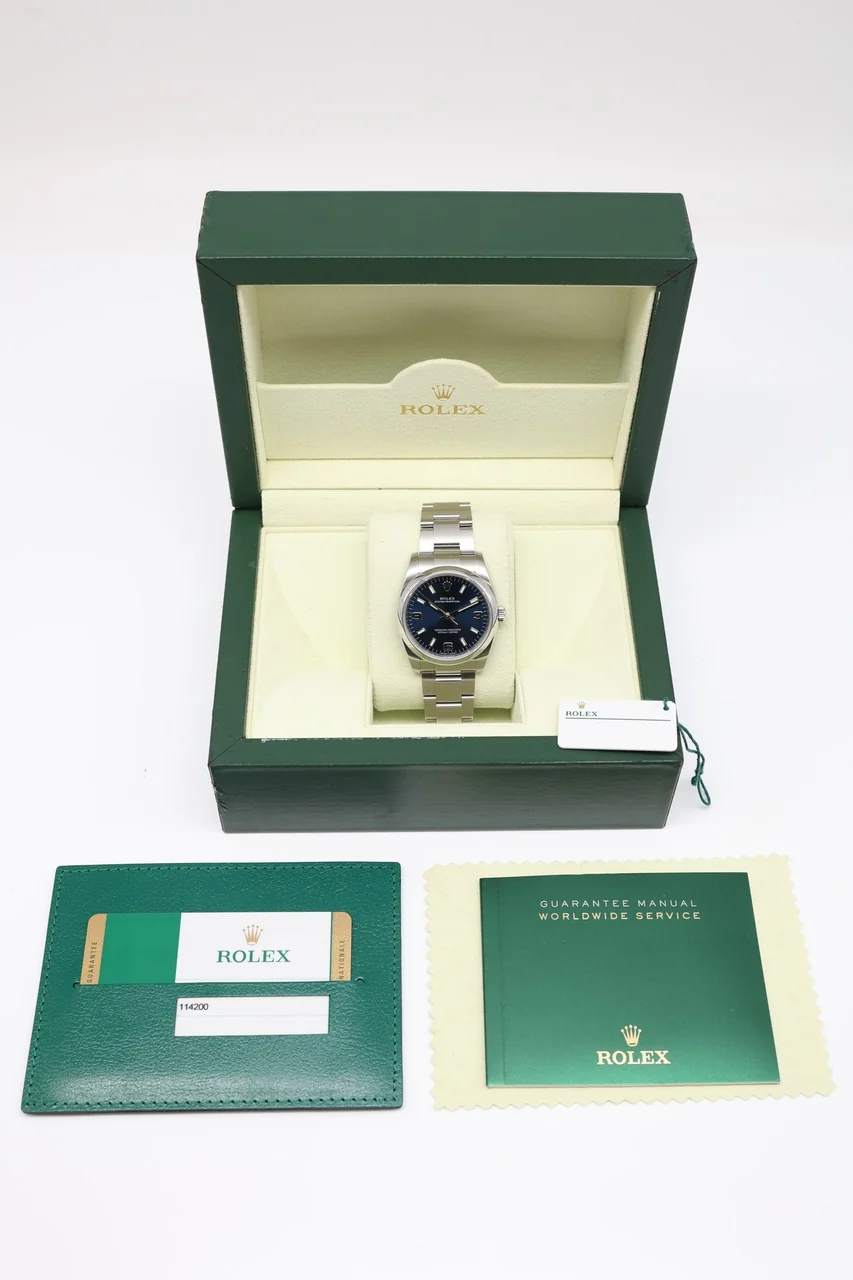 Rolex Oyster Perpetual – Ref. 114200, Sehr gut – 10/10