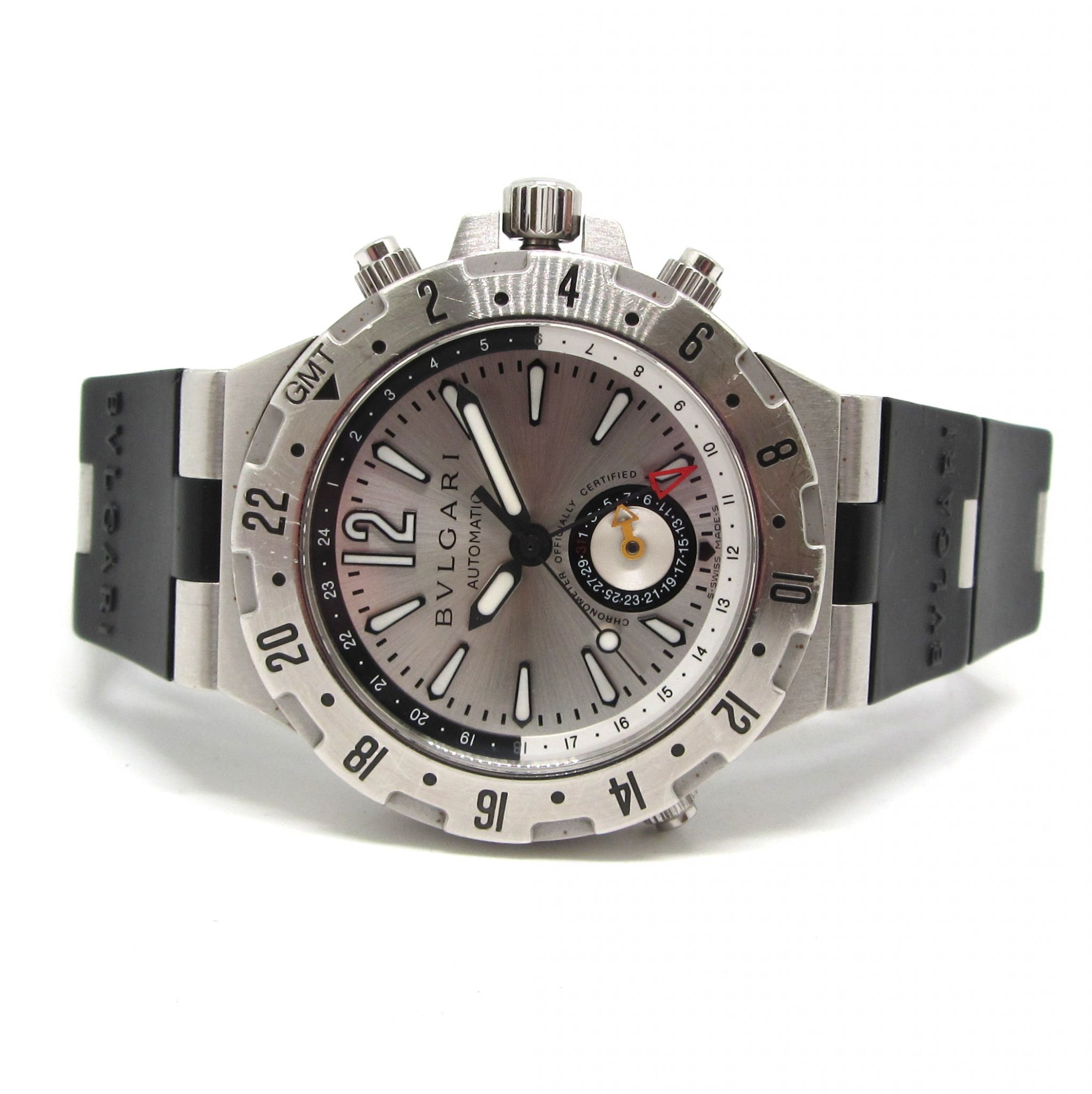 Bulgari Diagono Quarz – Ref. GMT40S, Sehr gut – 3/6