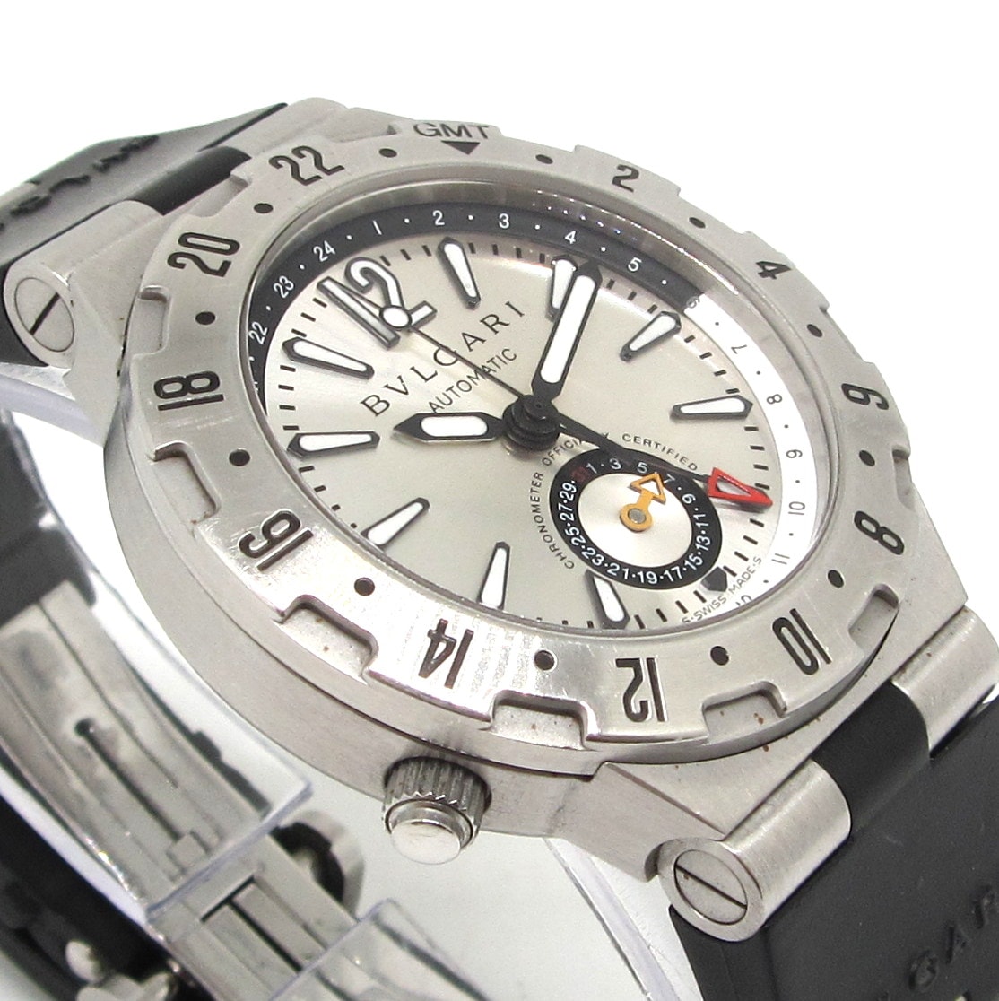 Bulgari Diagono Quarz – Ref. GMT40S, Sehr gut – 6/6
