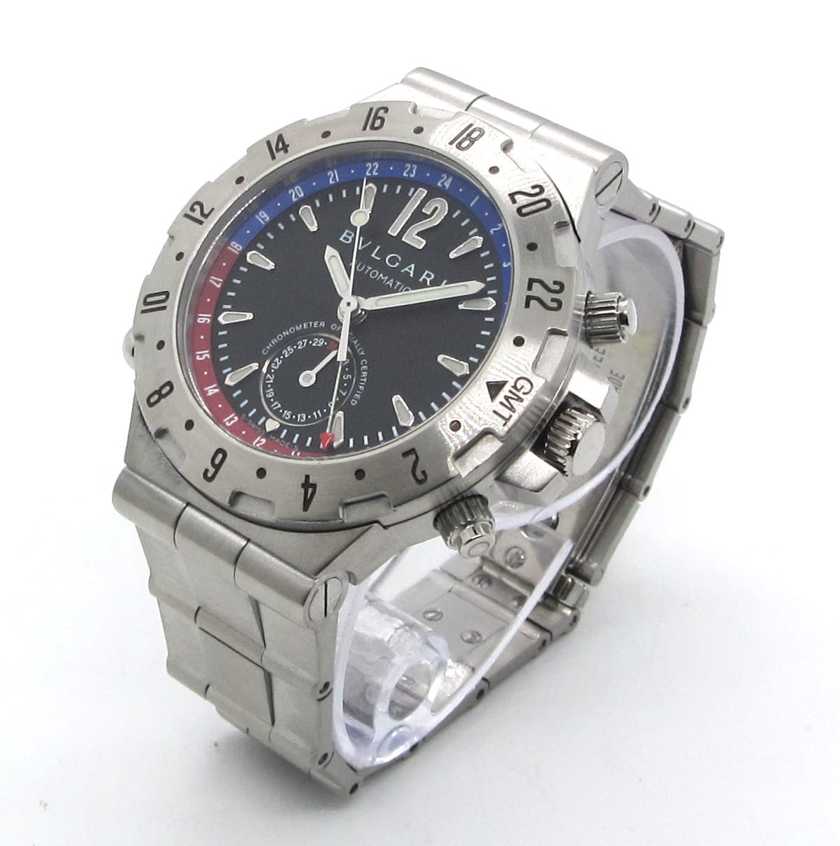 Bulgari Diagono Quarz – Ref. 889-CC 3507-CA, Gebraucht – Bild 2/6