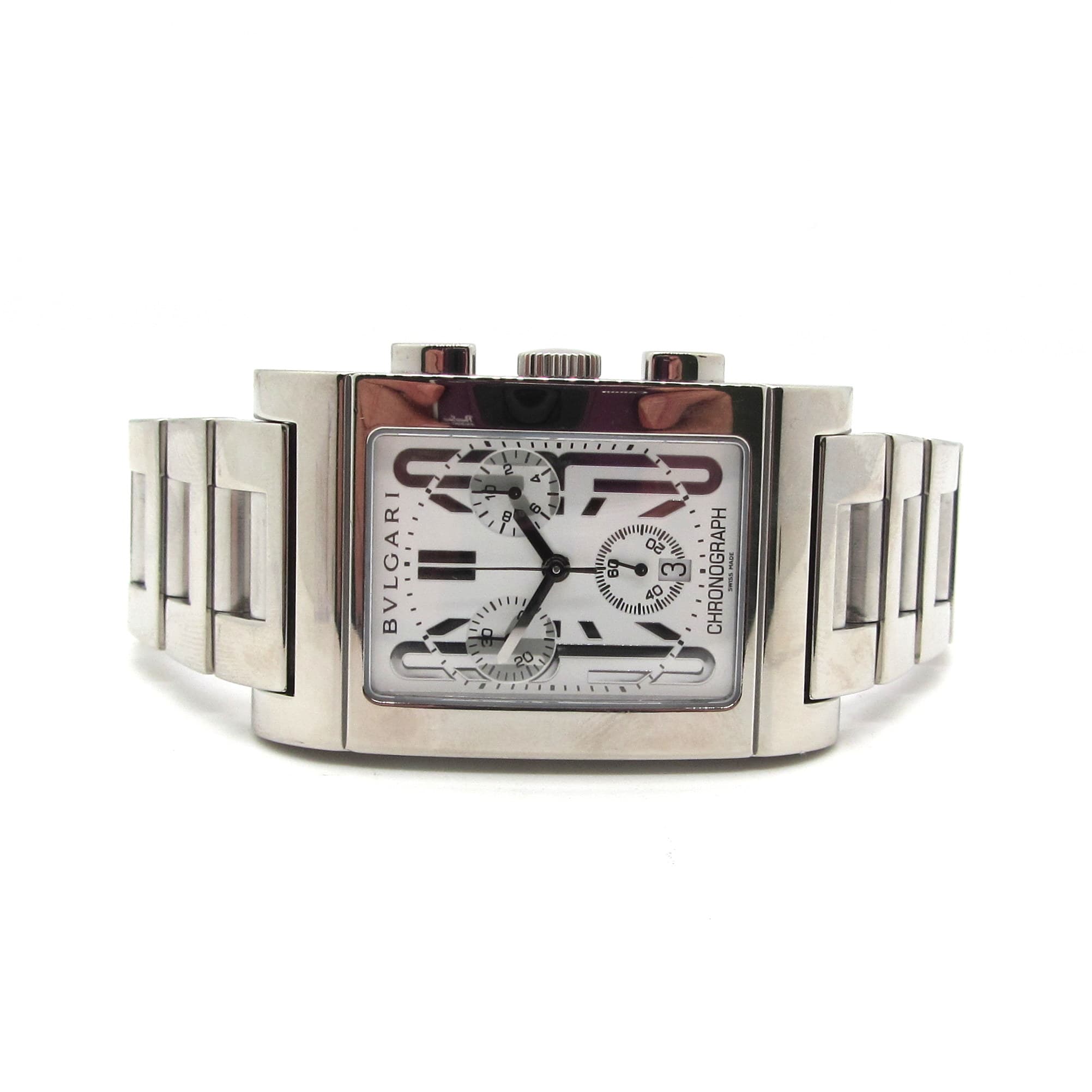 Bulgari Rettangolo – Ref. RTC 49 S, used – Image 2/5