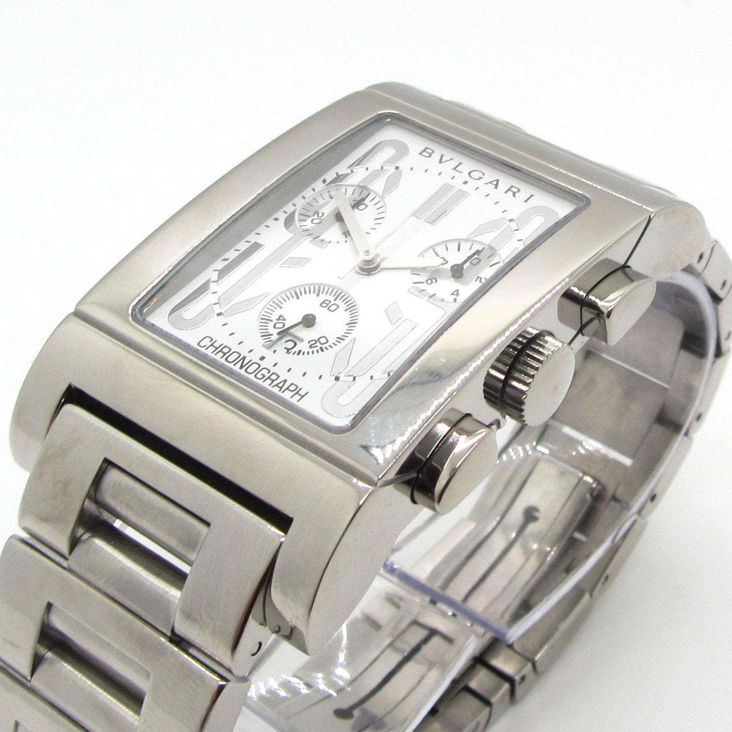 Bulgari Rettangolo – Ref. RTC 49 S, Gebraucht – 4/5