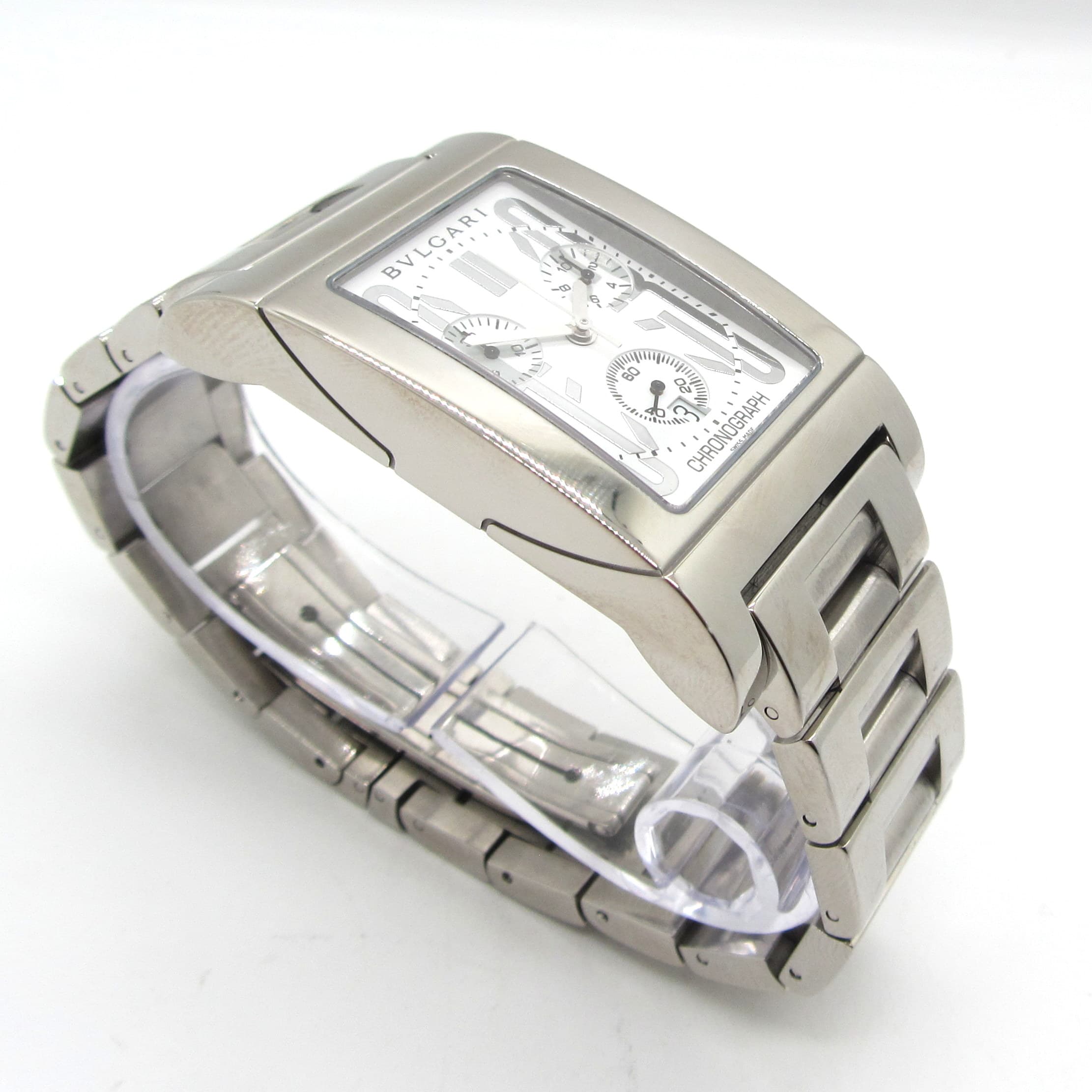 Bulgari Rettangolo – Ref. RTC 49 S, Gebraucht – Bild 2/5