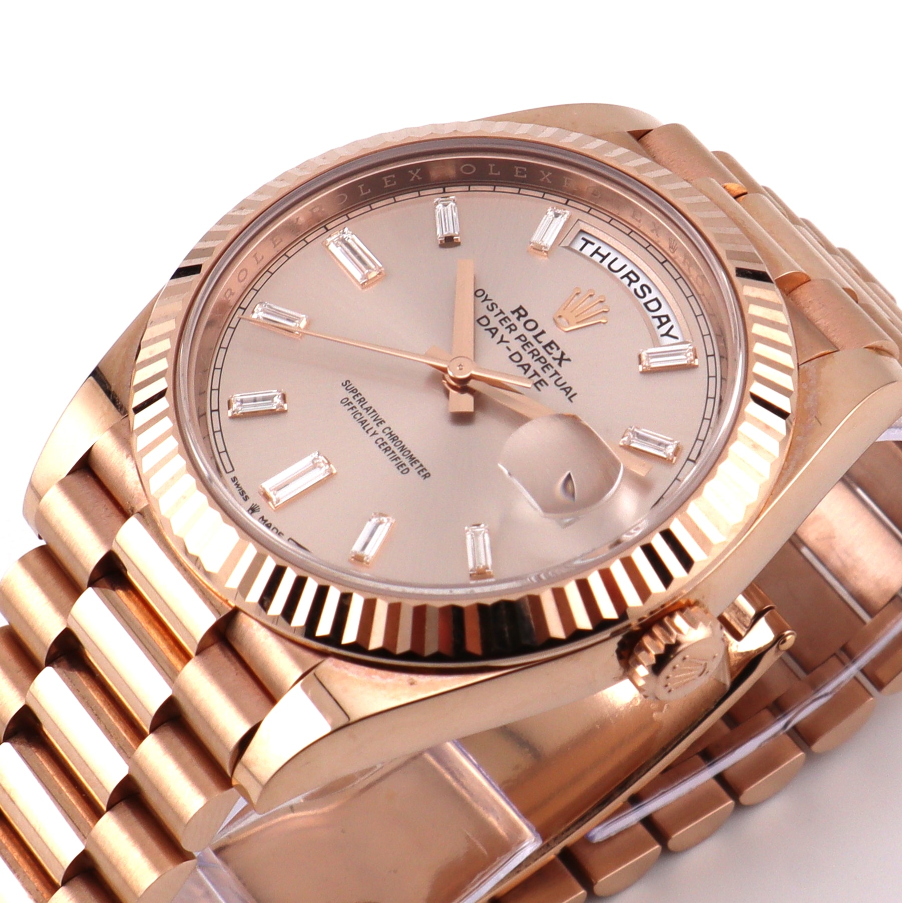 Rolex Day-Date 40 – Ref. 228235, Sehr gut – 5/6