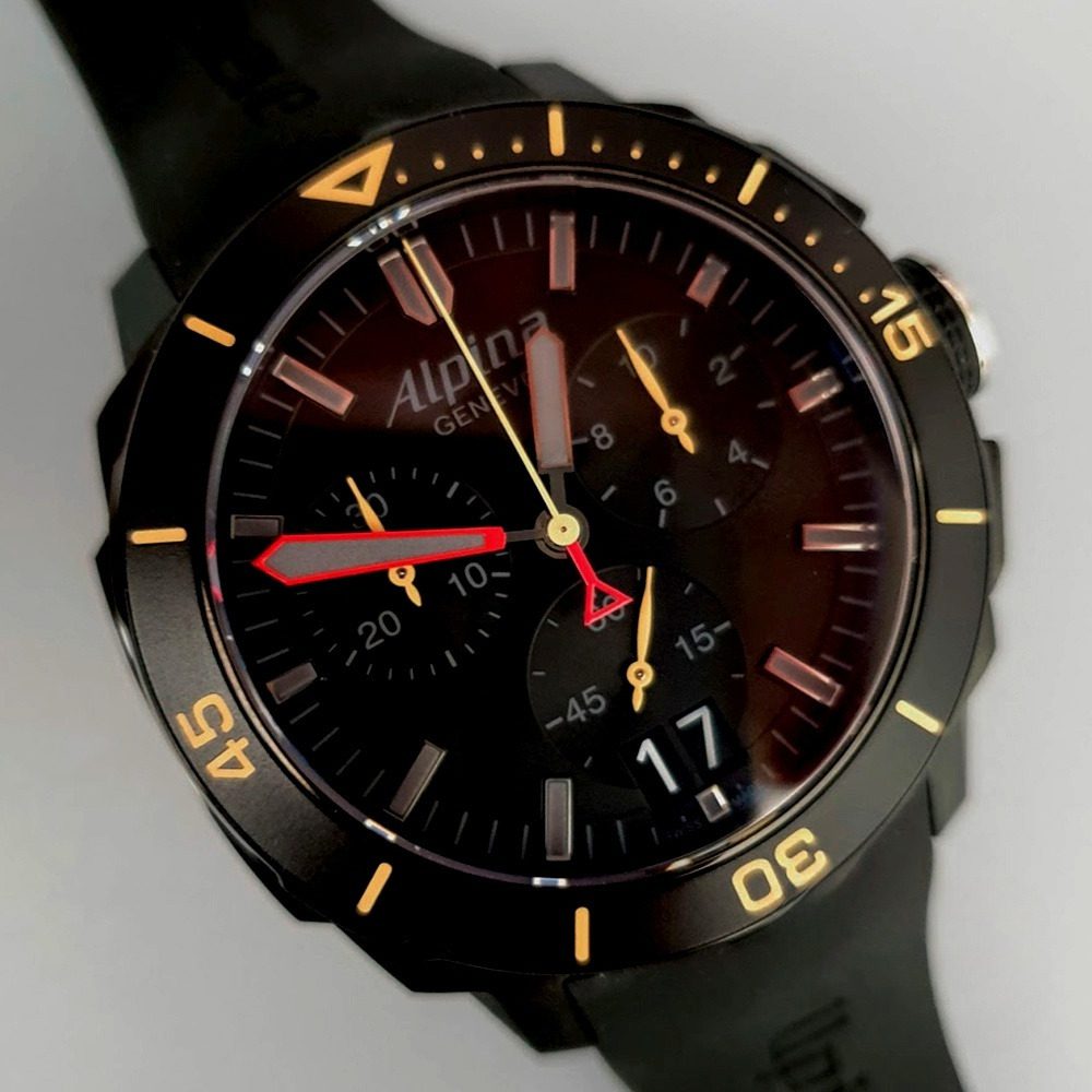 Alpina Seastrong Diver Extreme – Ref. AL-372LBBGGR4FBV6, Neu – 4/16