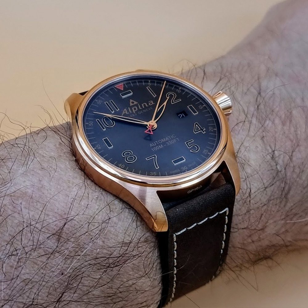 Alpina Startimer Pilot – Ref. AL-525GG4S24, Gut – 9/16