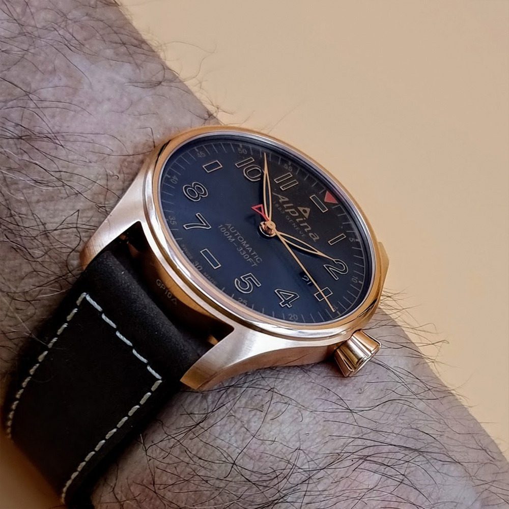 Alpina Startimer Pilot – Ref. AL-525GG4S24, Gut – 14/16