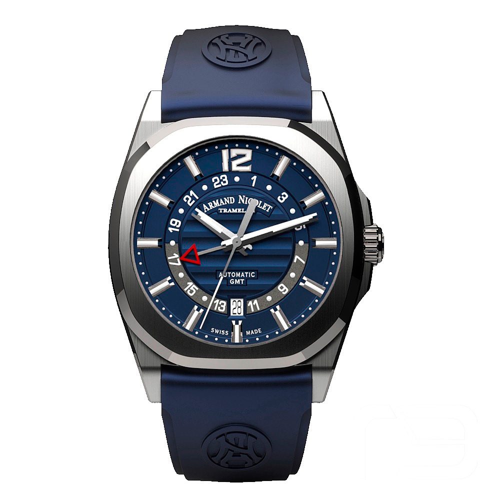 Armand Nicolet J09-3 Date GMT – Ref. A663AAA-BU-GG4710U, Gut – 3/5